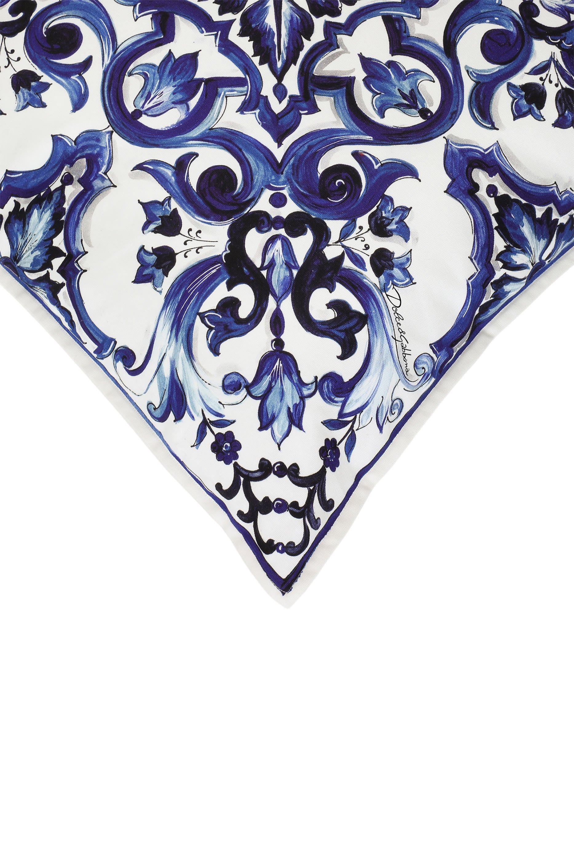 Blu Mediterraneo Medium Canvas Cushion