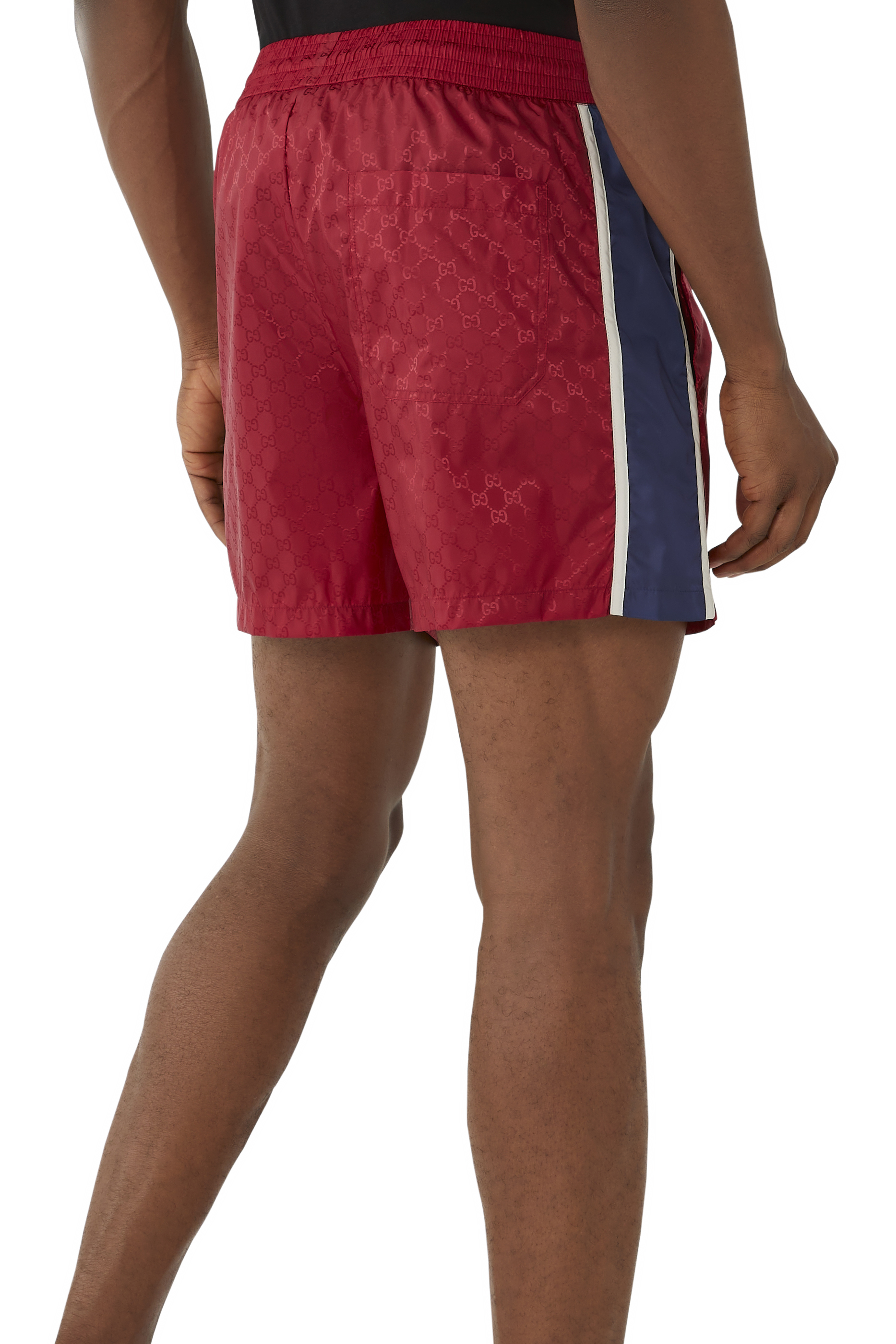 GG Stripe Swim Shorts