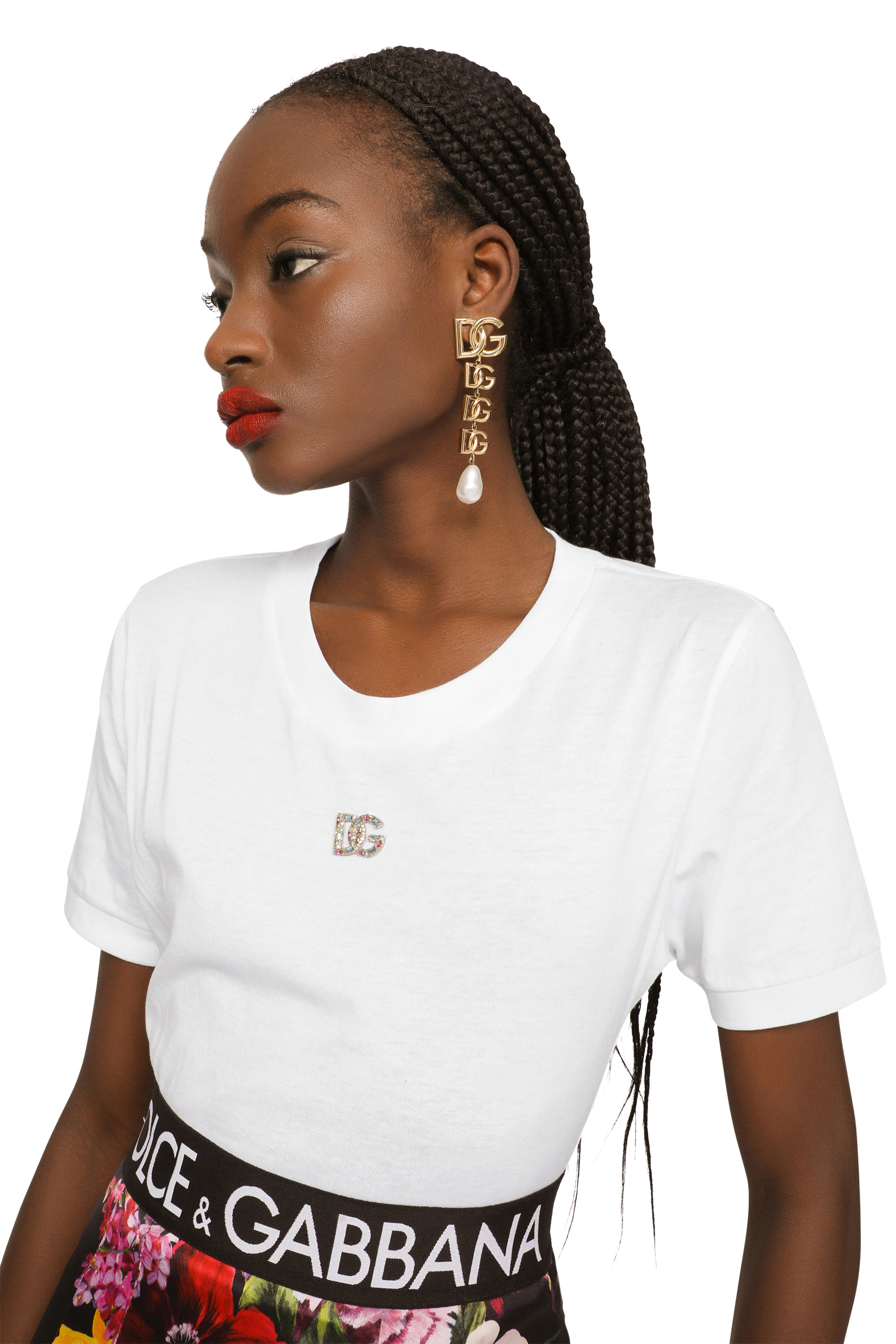 Multiple DG Logos Single Earring