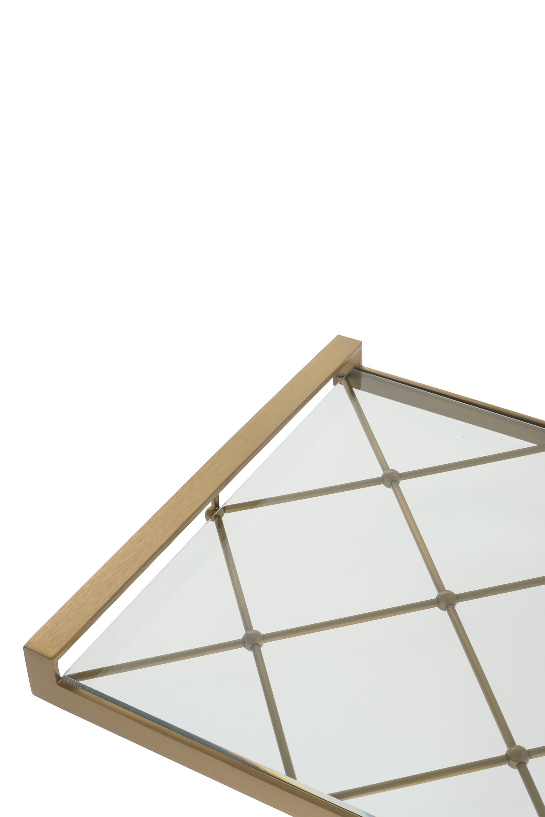 Goa Brushed Brass Tray