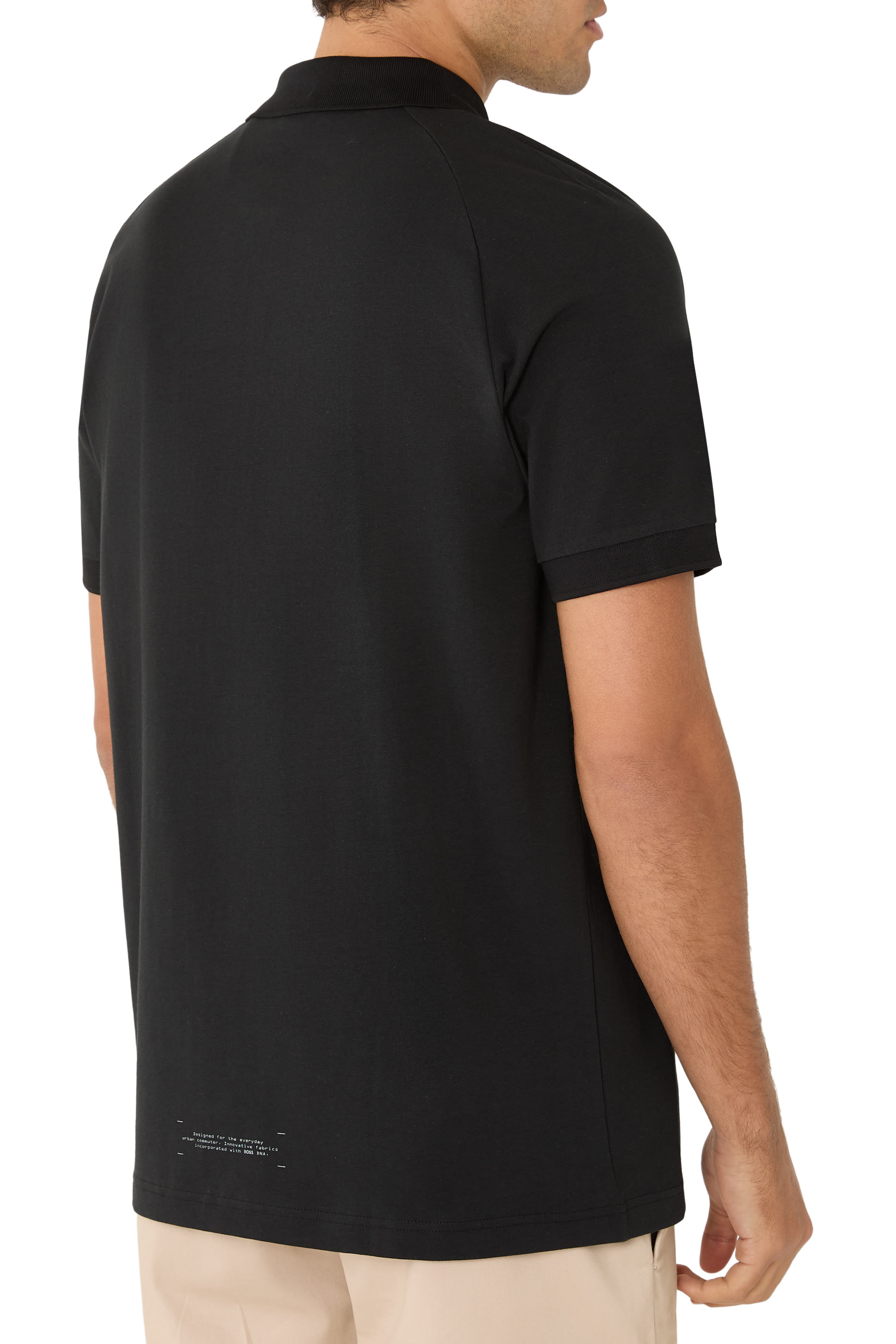 Urban Tech Zip-Neck Polo Shirt