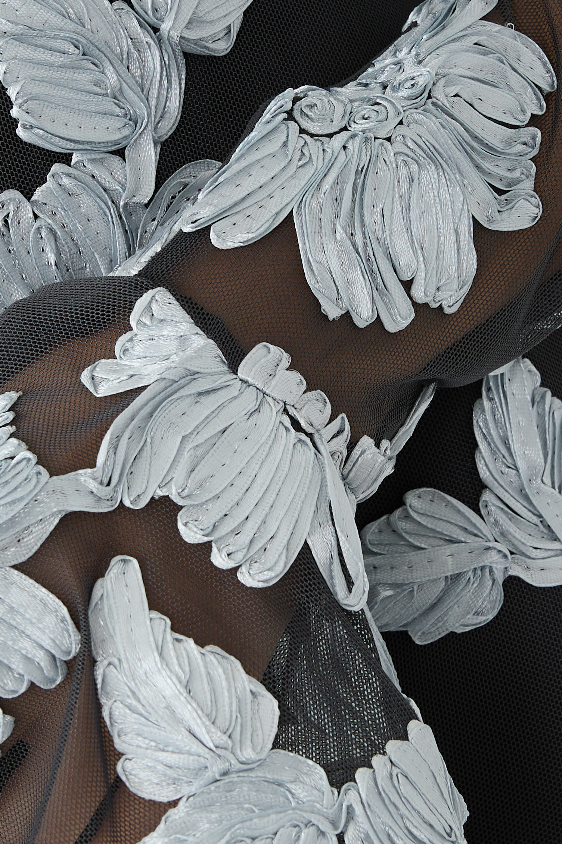 Floral Mesh Mini Dress