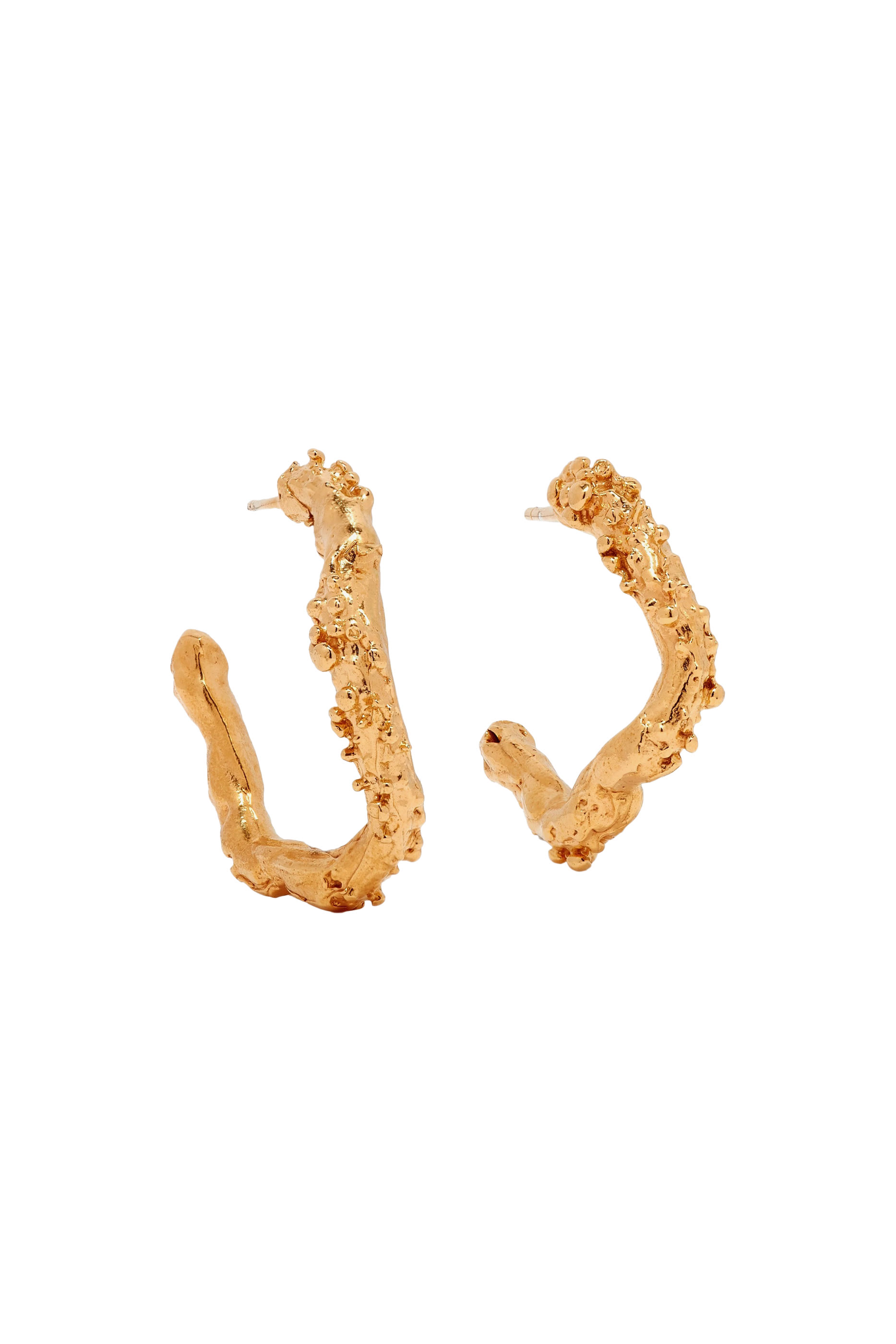 The Lunar Rocks Hoop Earrings