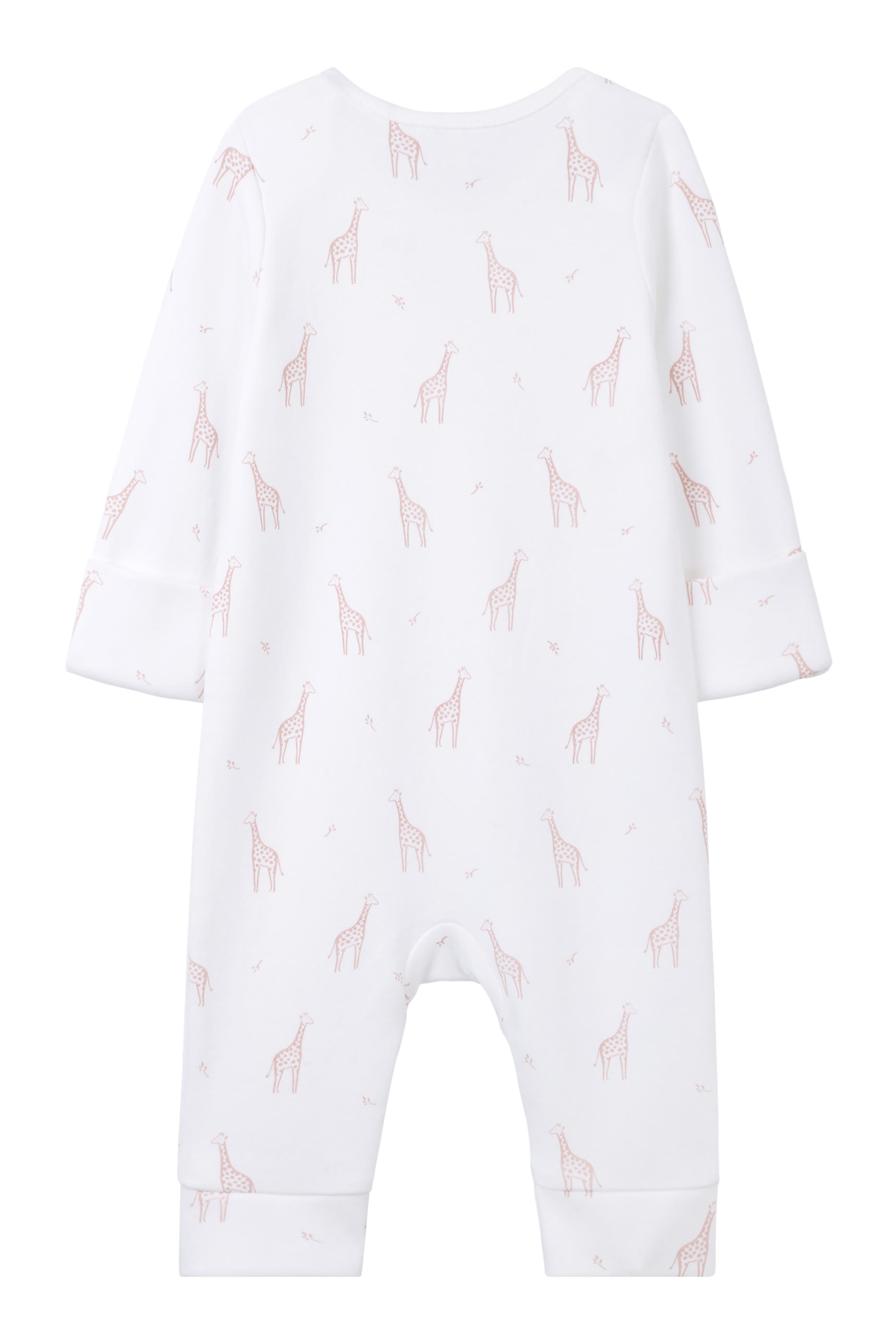 Kids Giraffe Print  Organic Cotton Sleepsuit