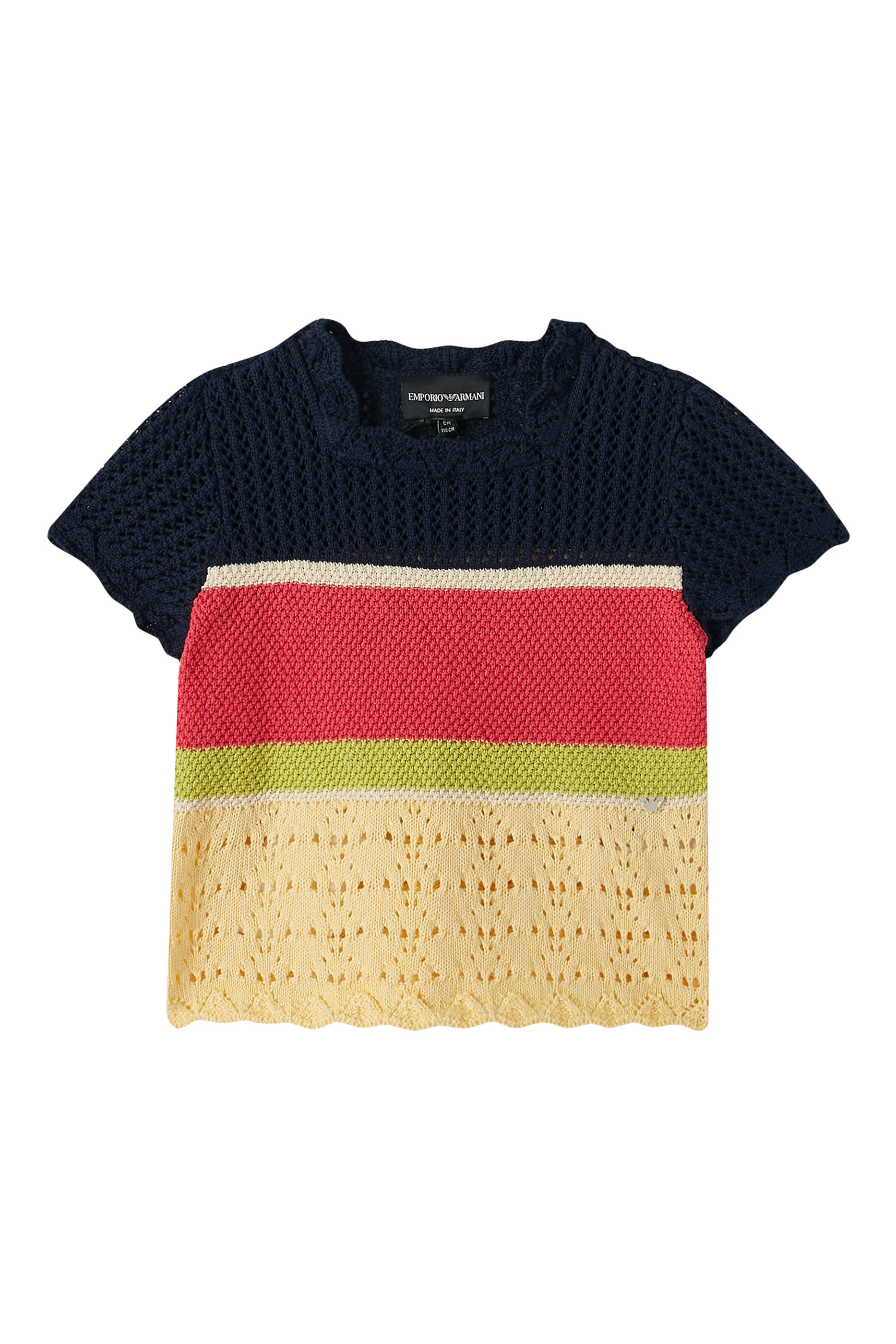 Kids Jumper with Crochet Details
