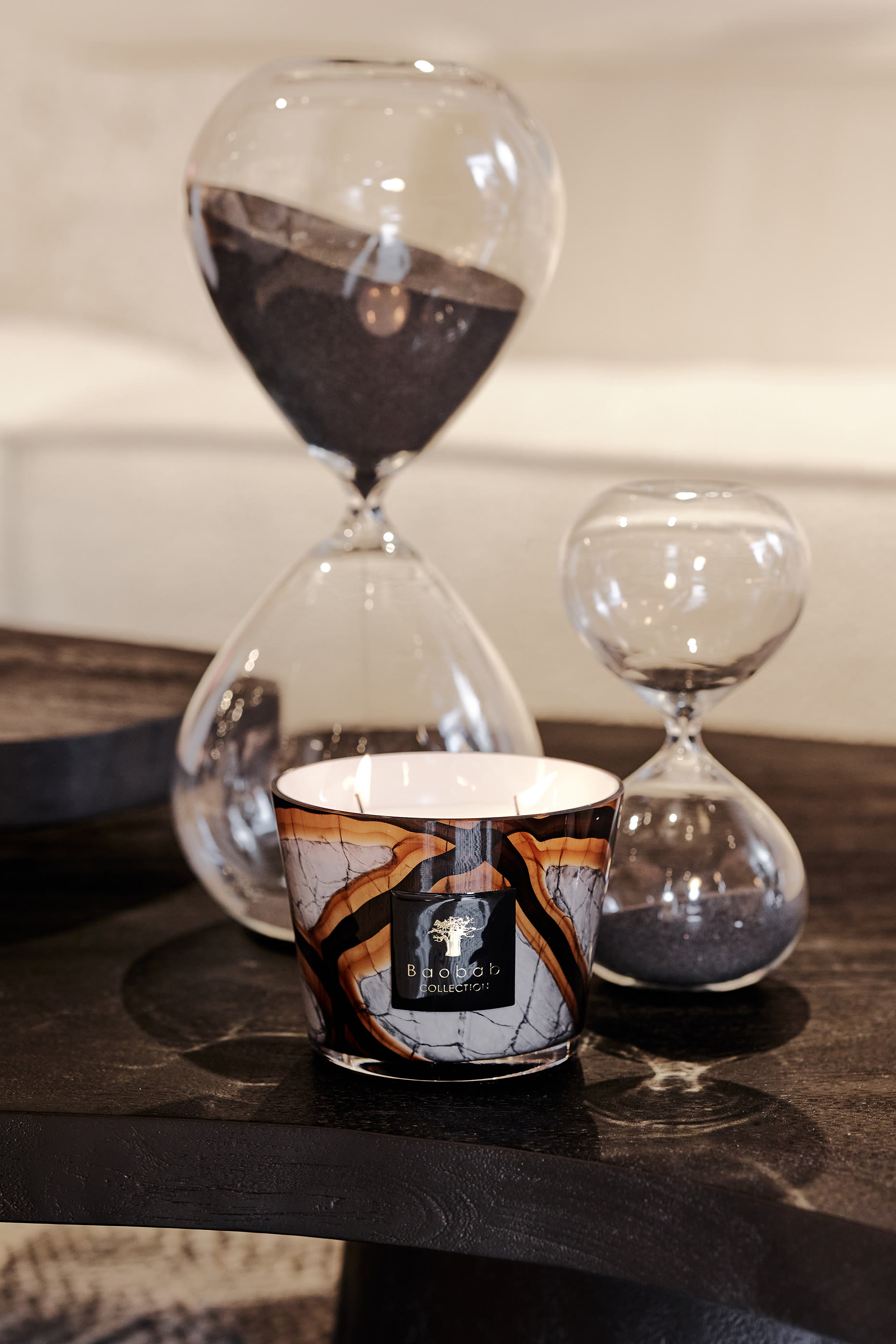 Max 10 Stones Marble Candle