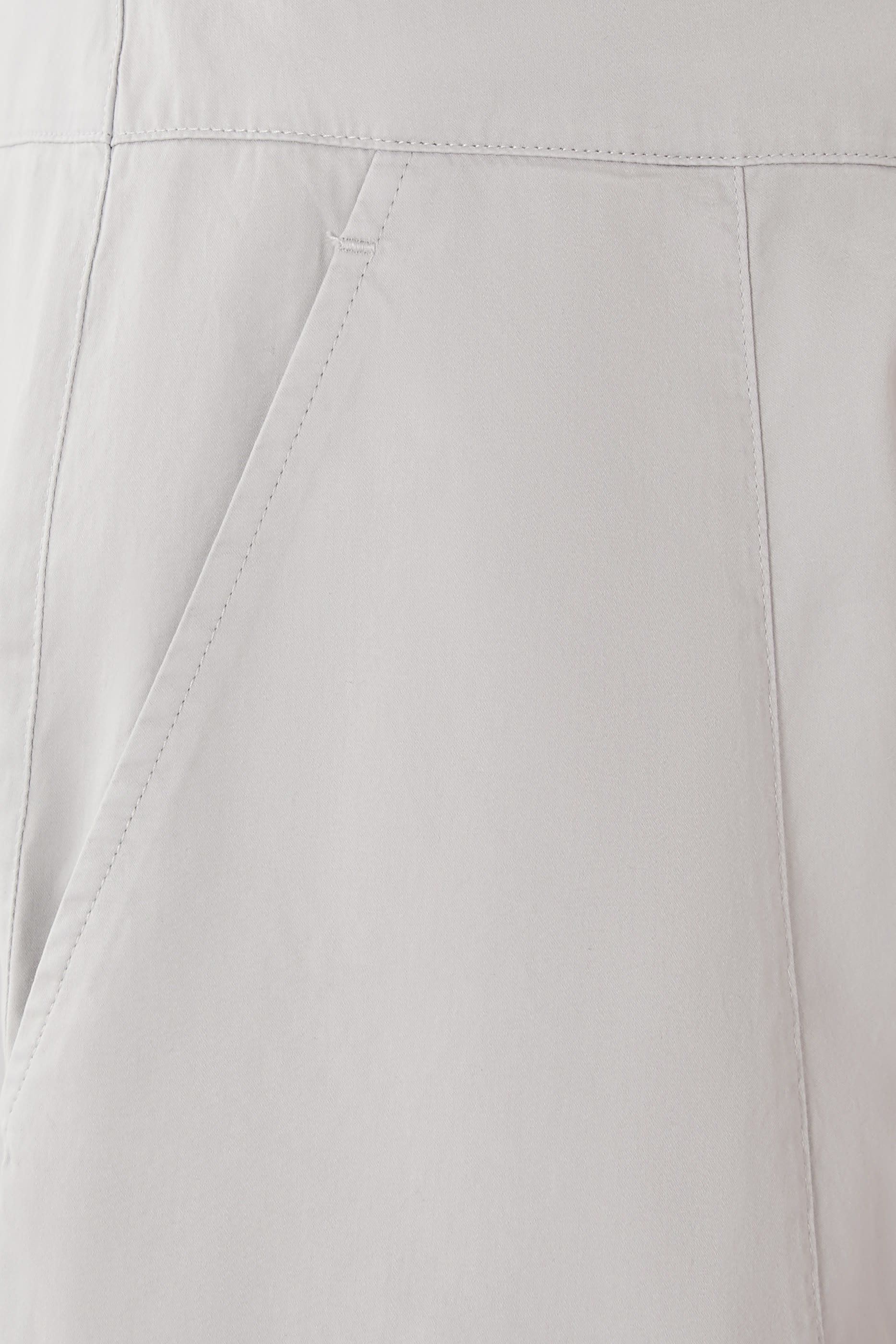 Garment Dyed Silky Cotton Asymmetrical Balloon Skirt