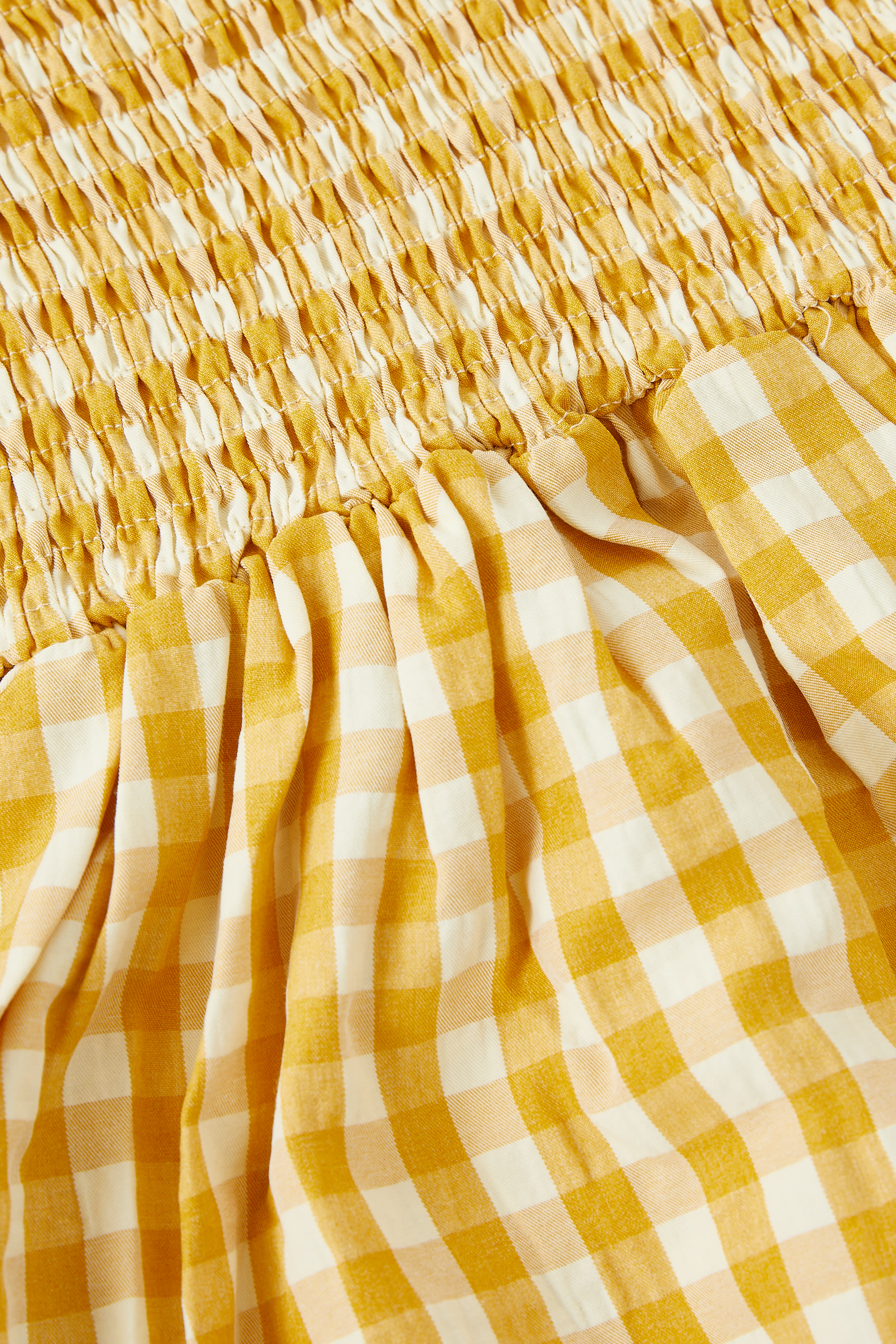 Kids Check Smocked Dress