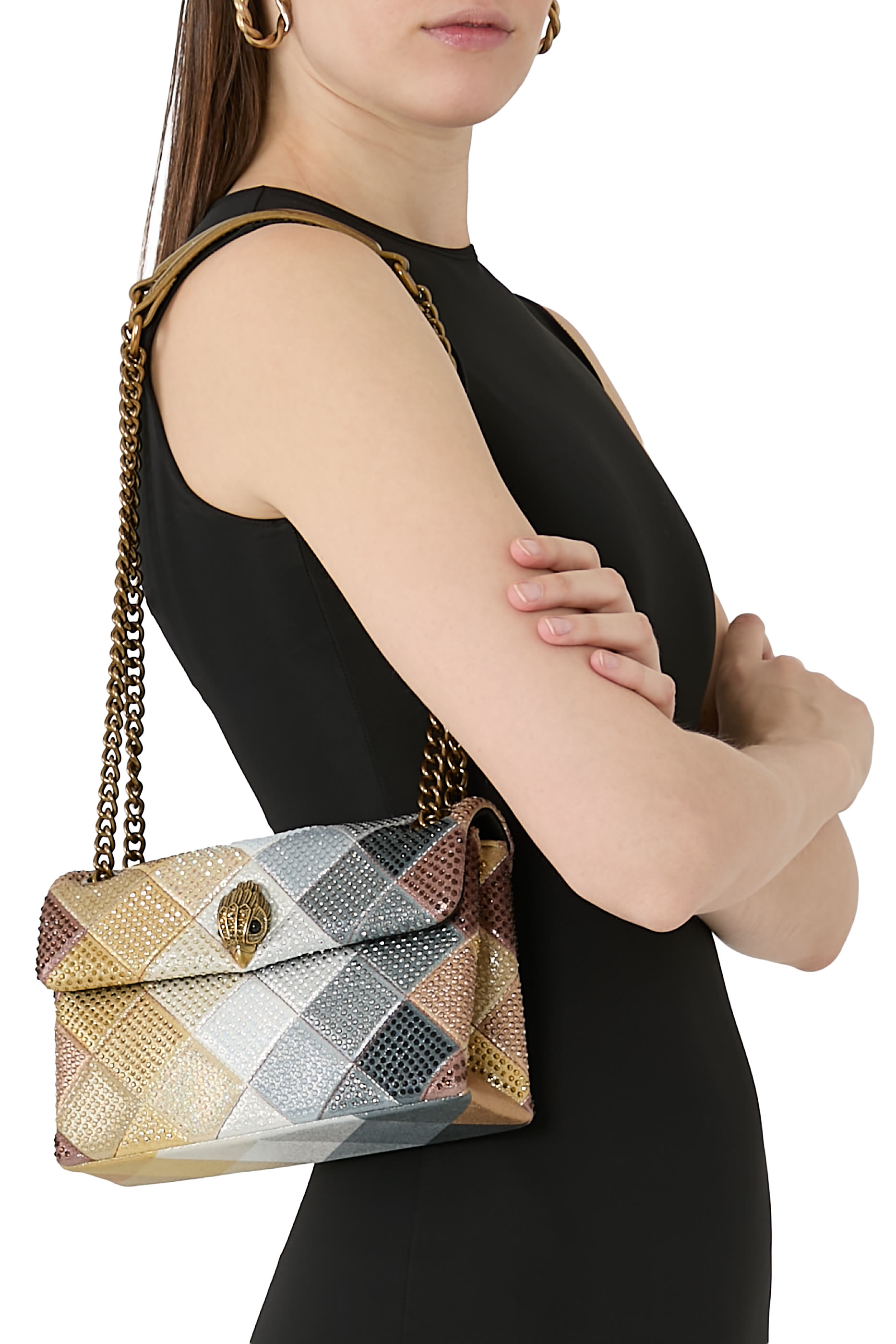 Medium Fabric Kensington Shoulder Bag