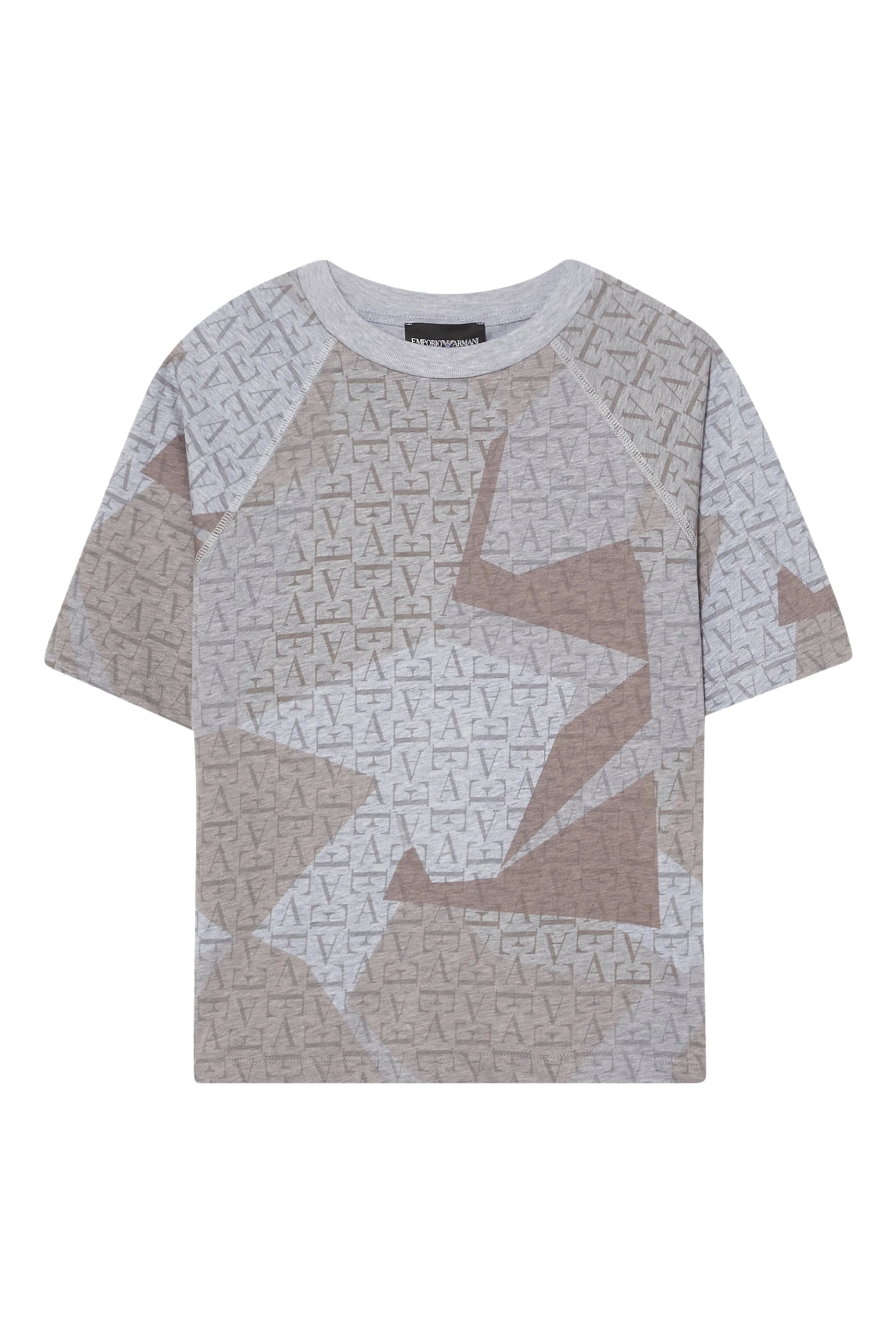 Kids Monogram Print T-Shirt