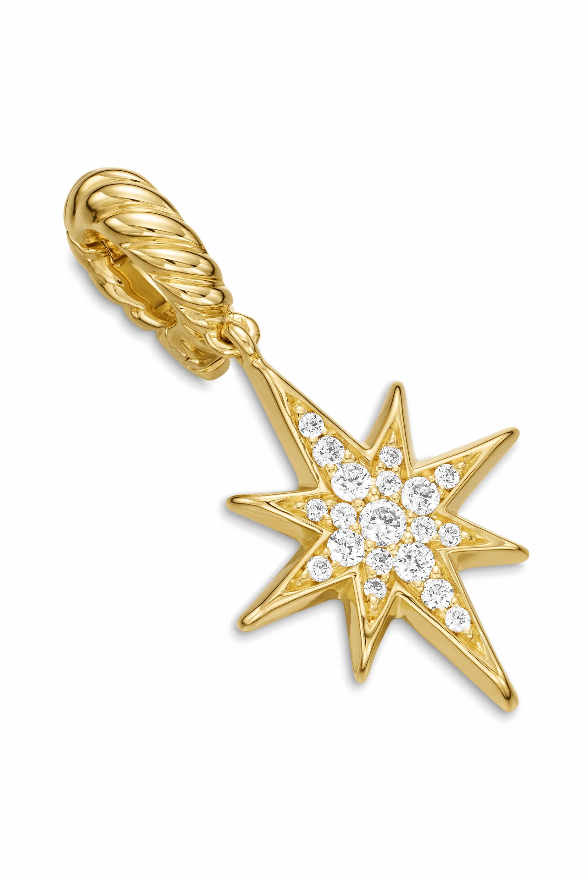 North Star Amulet, 18k Gold & Diamonds