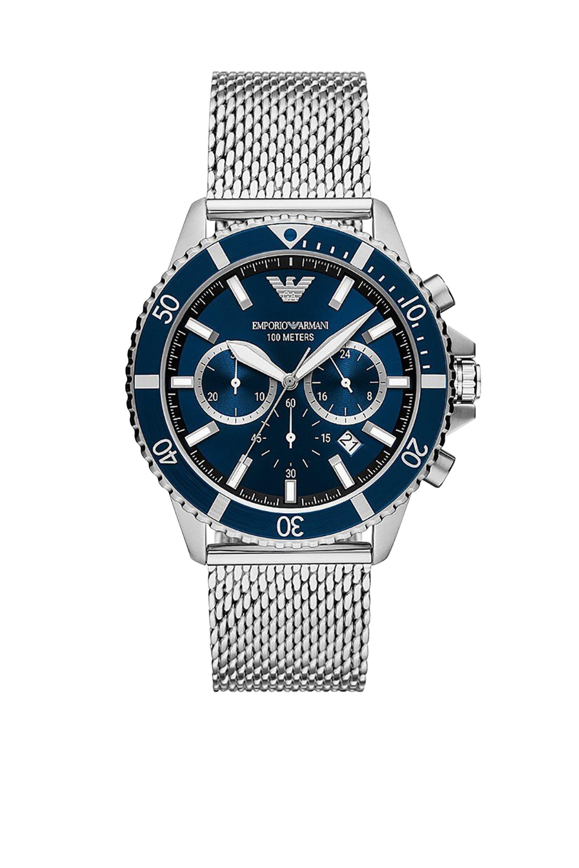 Chronograph 43mm Stainless Steel Watch