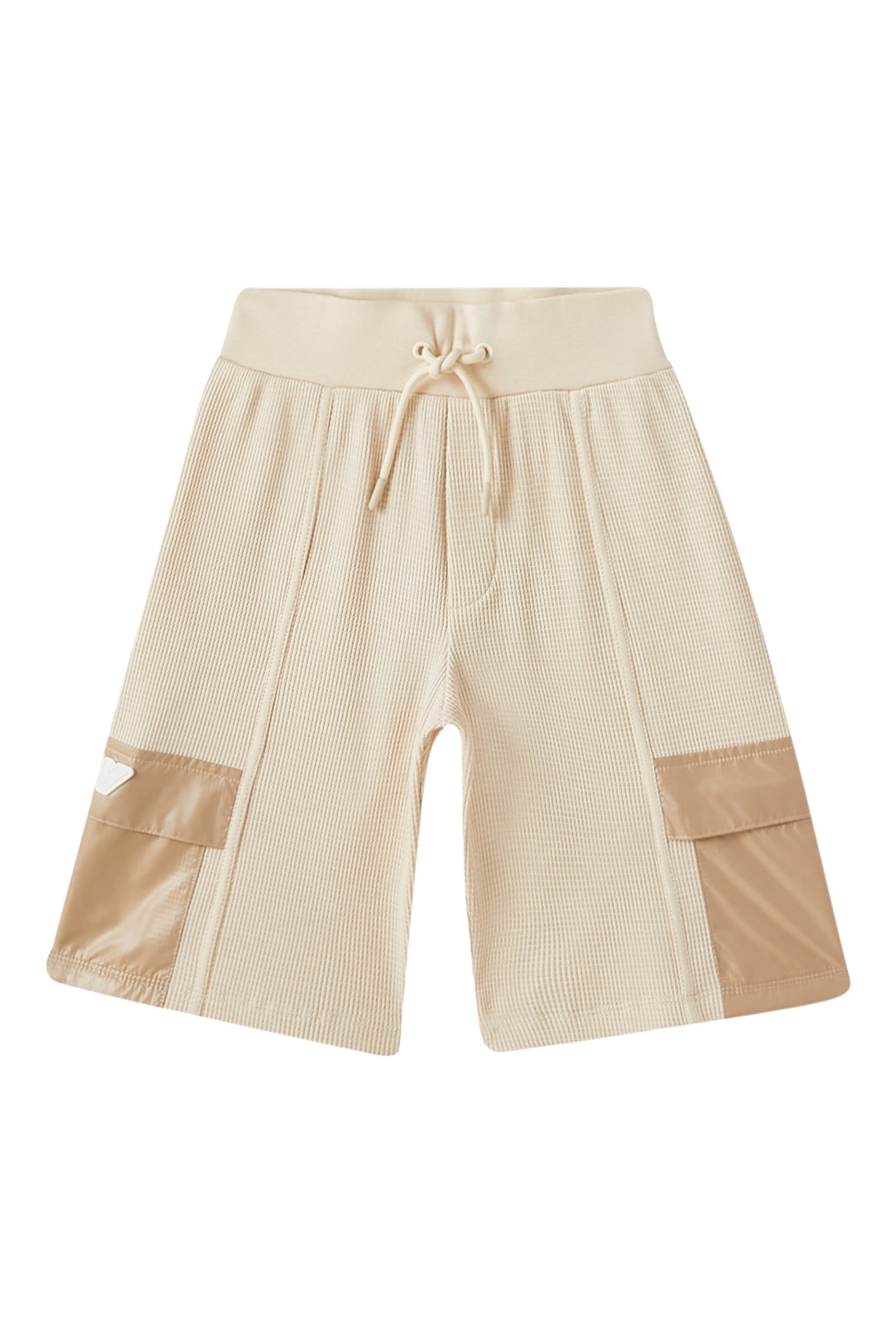 Kids Waffle Drawstring Shorts