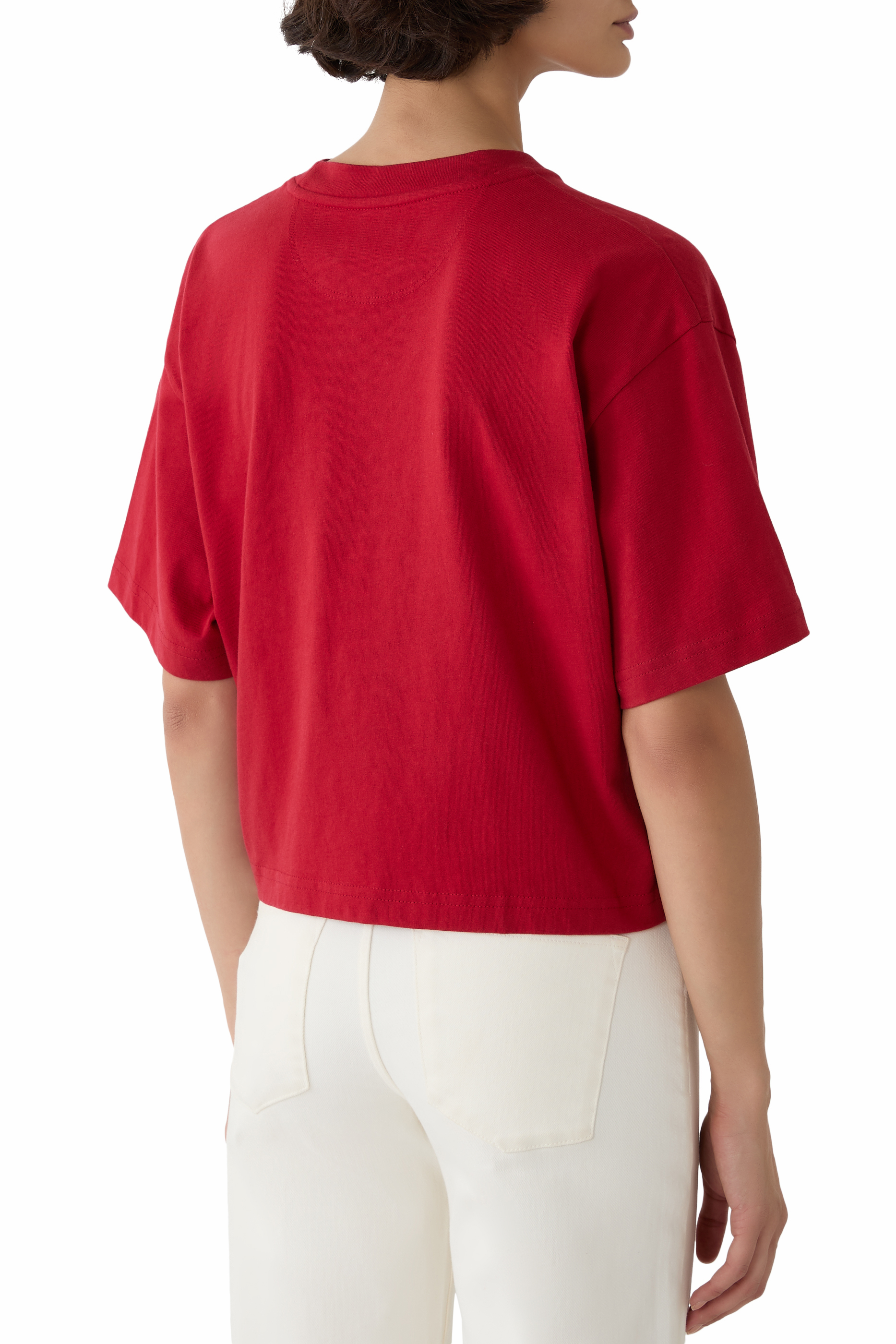 New Year Snake Script Crop T-Shirt