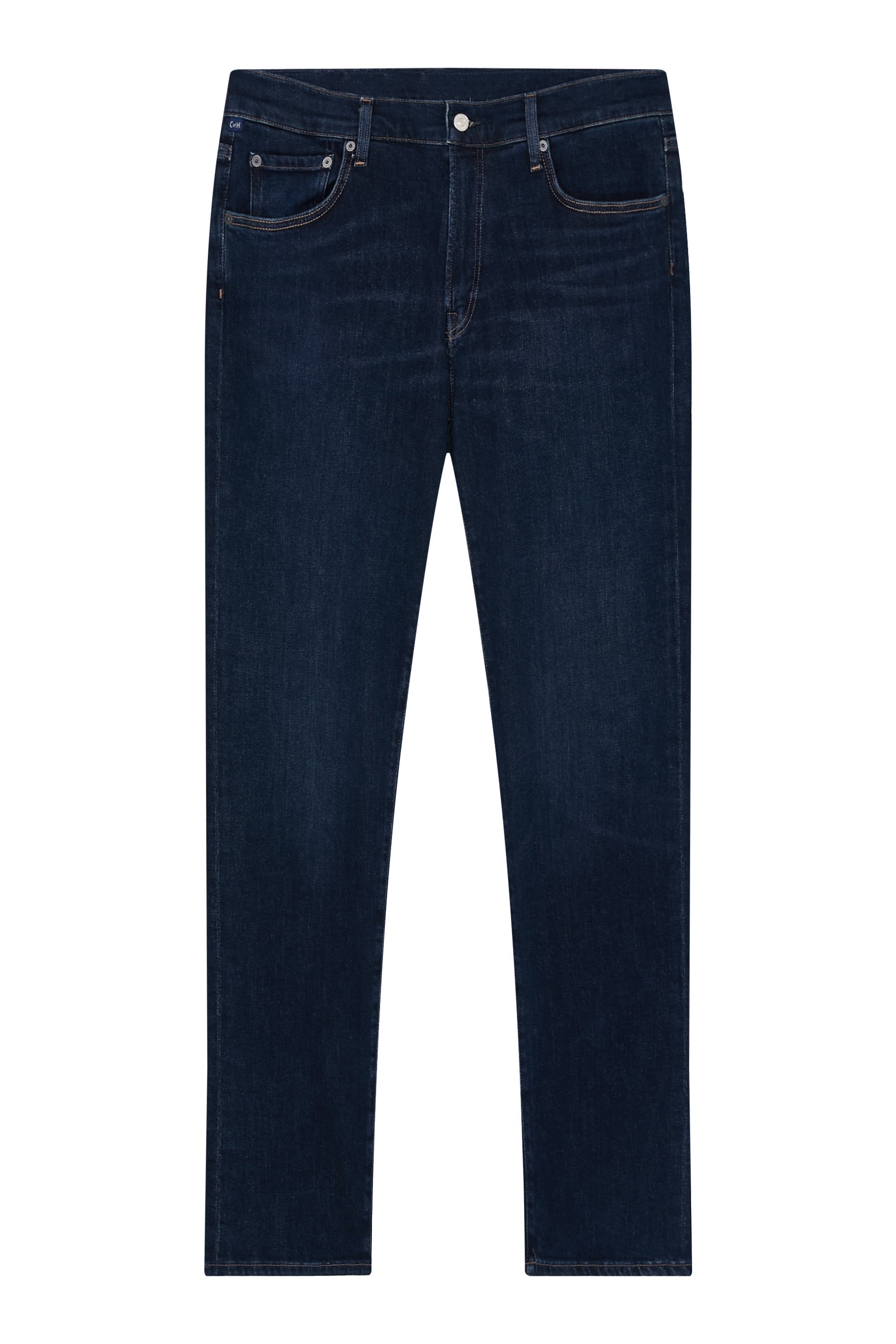  London Tapered Slim Cashmere Denim Jeans