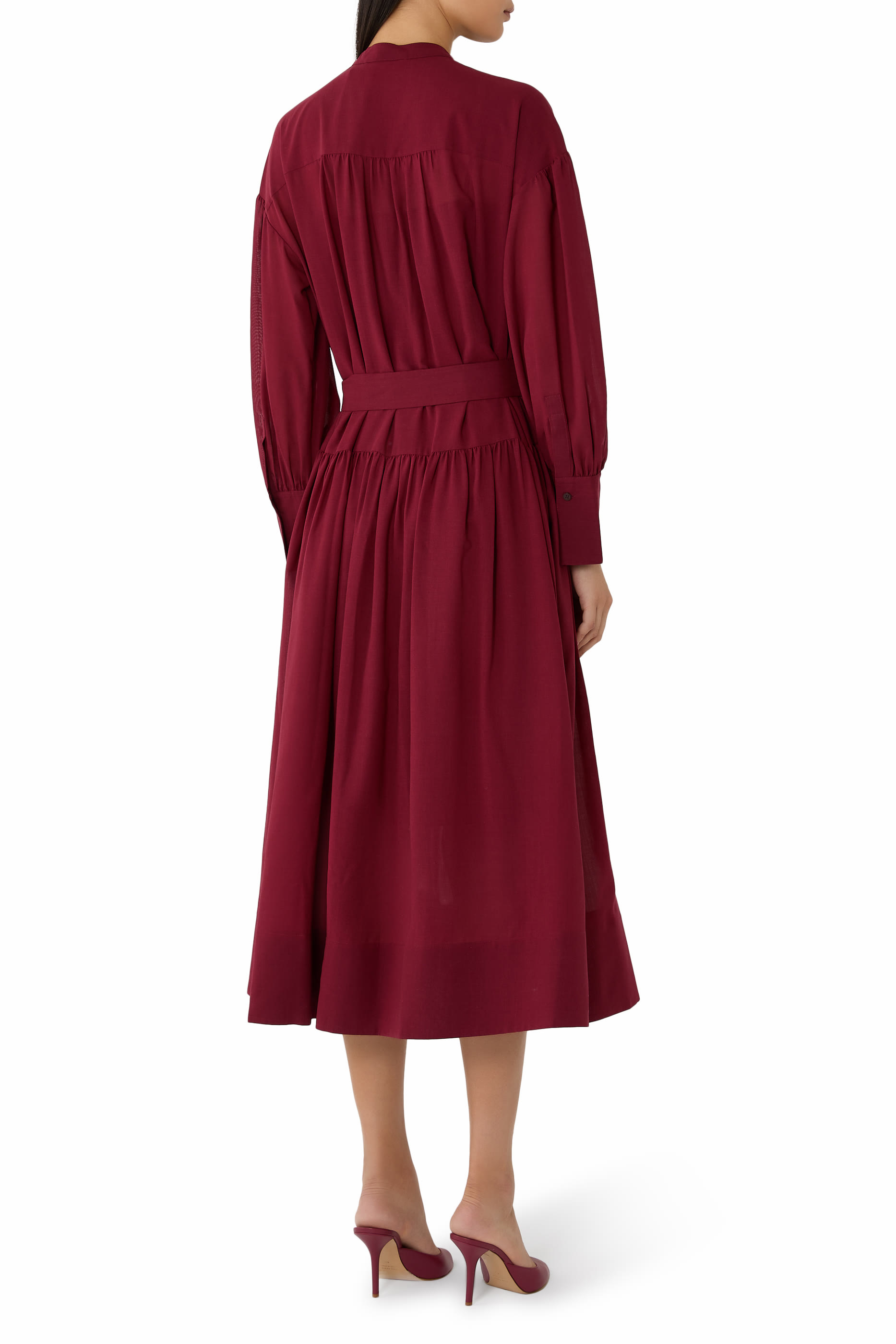 Emma Sheer Fine Wool Dress