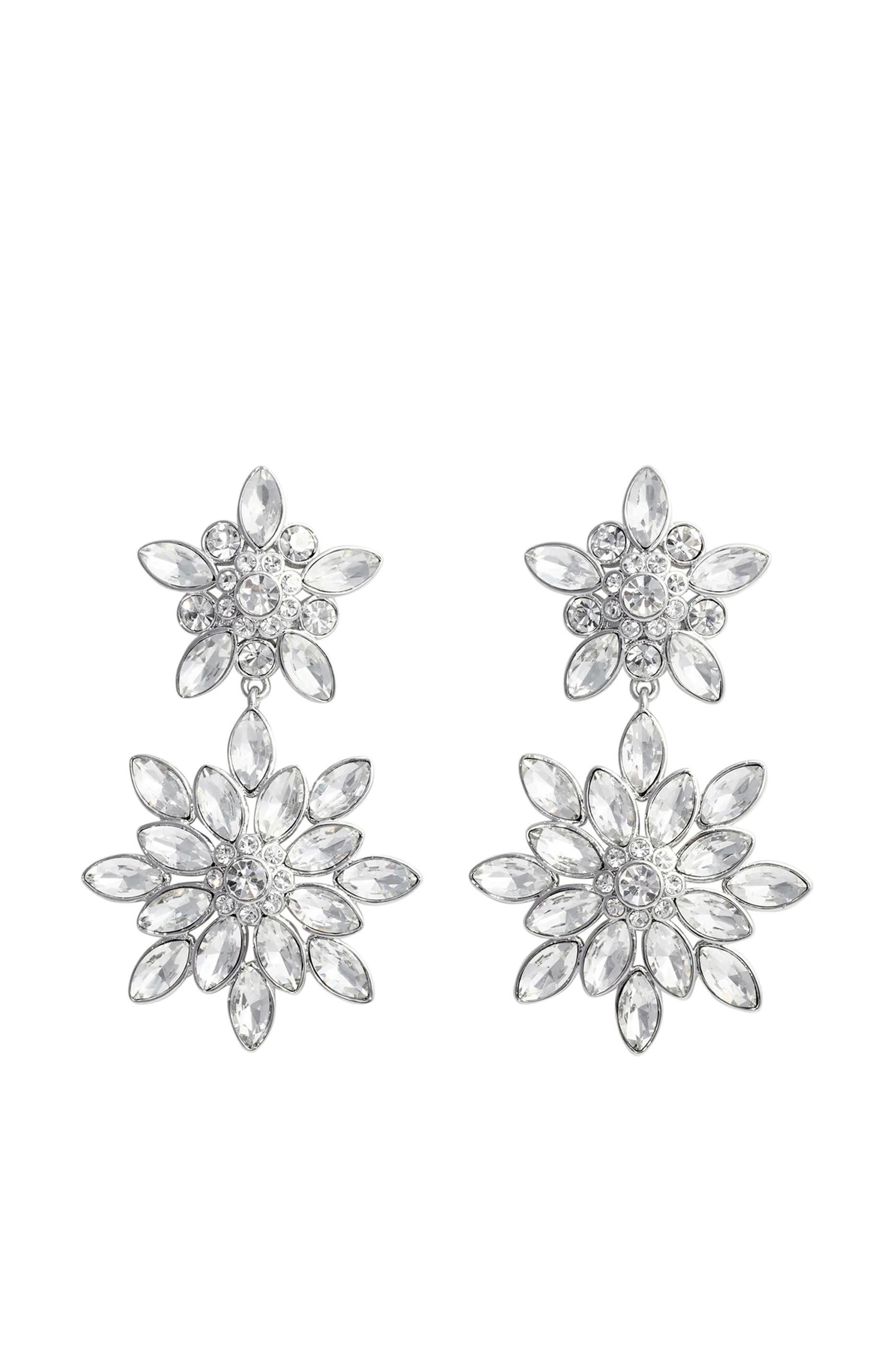 Crystal Tiered Earrings