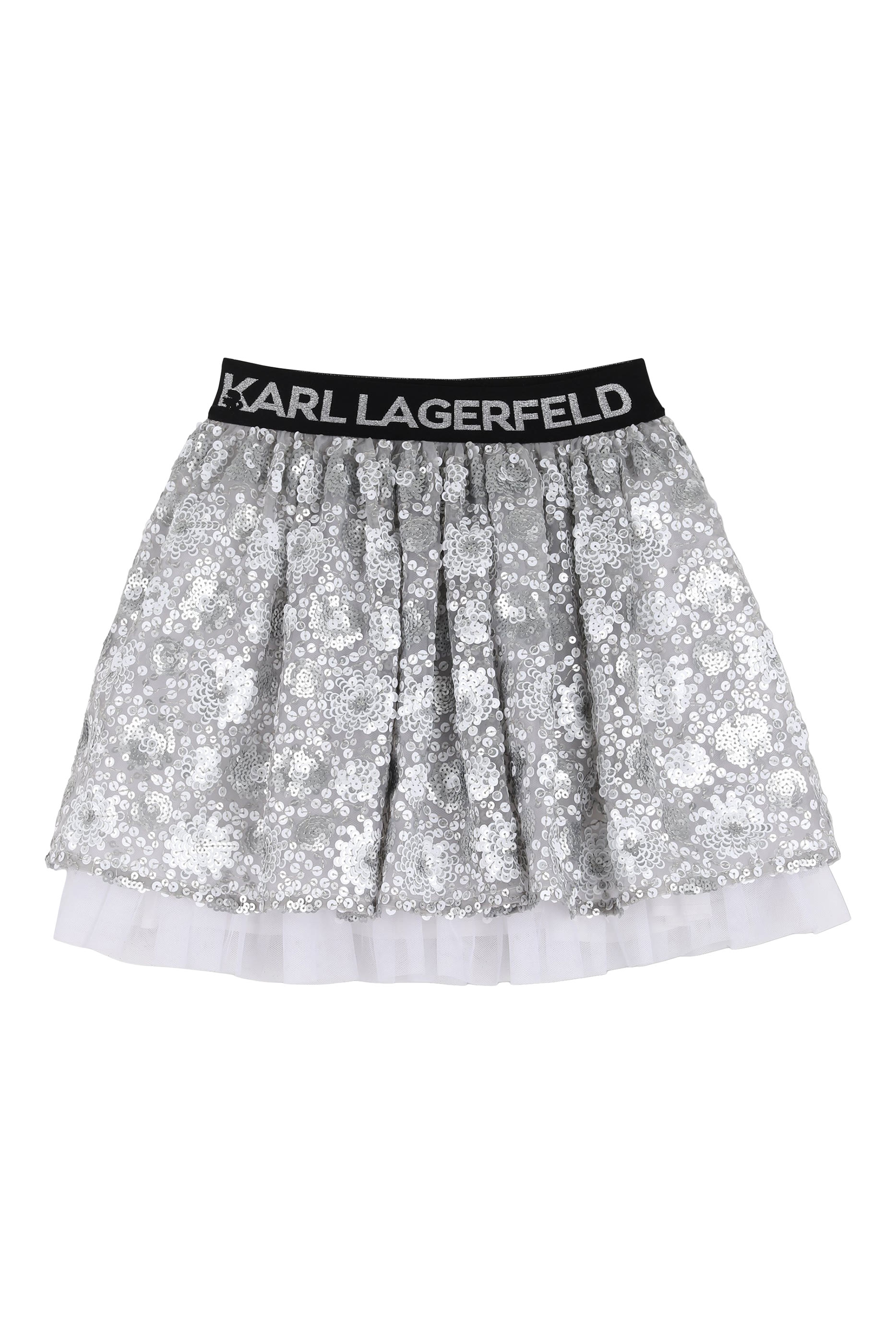 Kids Sequin Mesh Skirt 