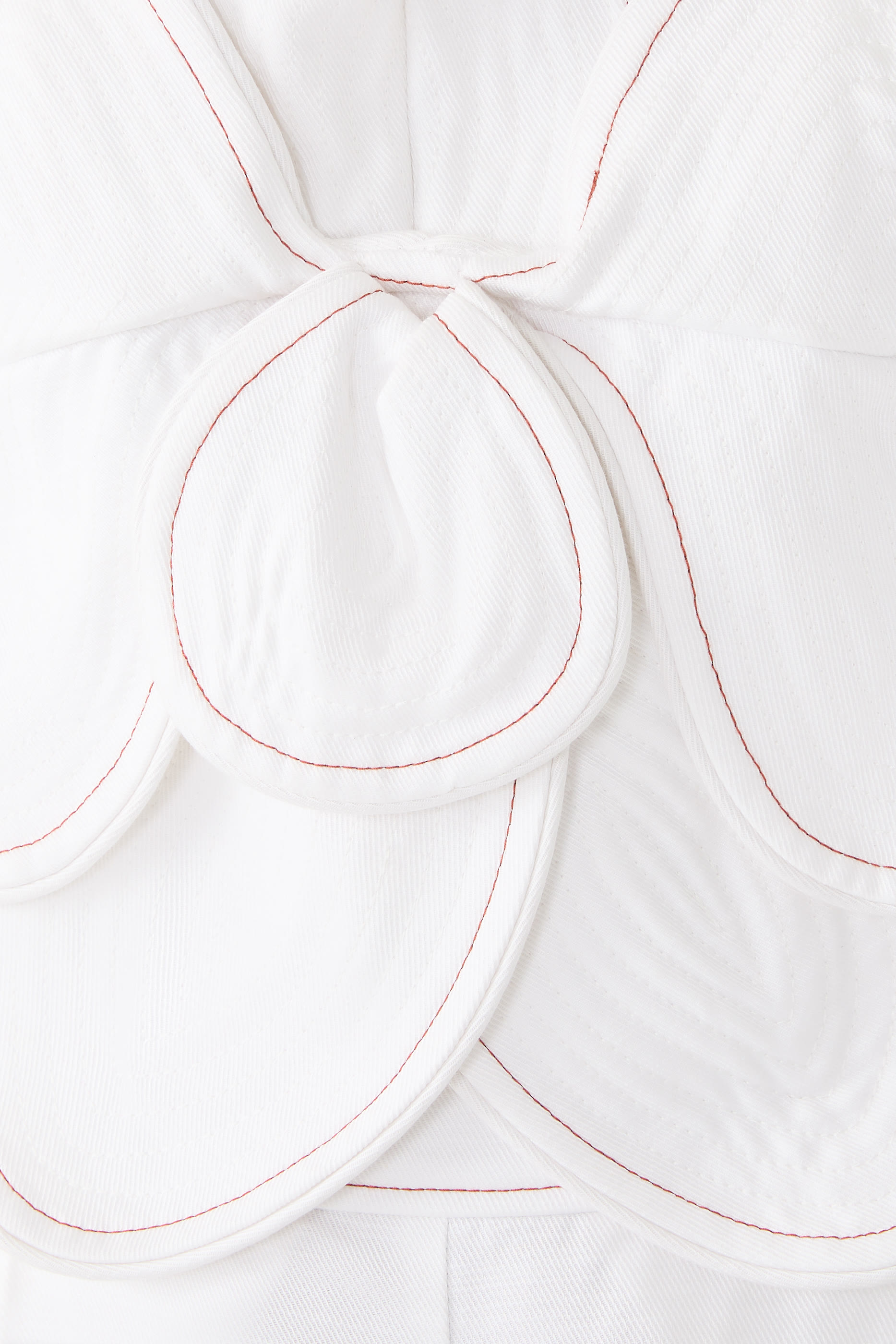 A Flor De Piel Sculpted Strapless Jumpsuit