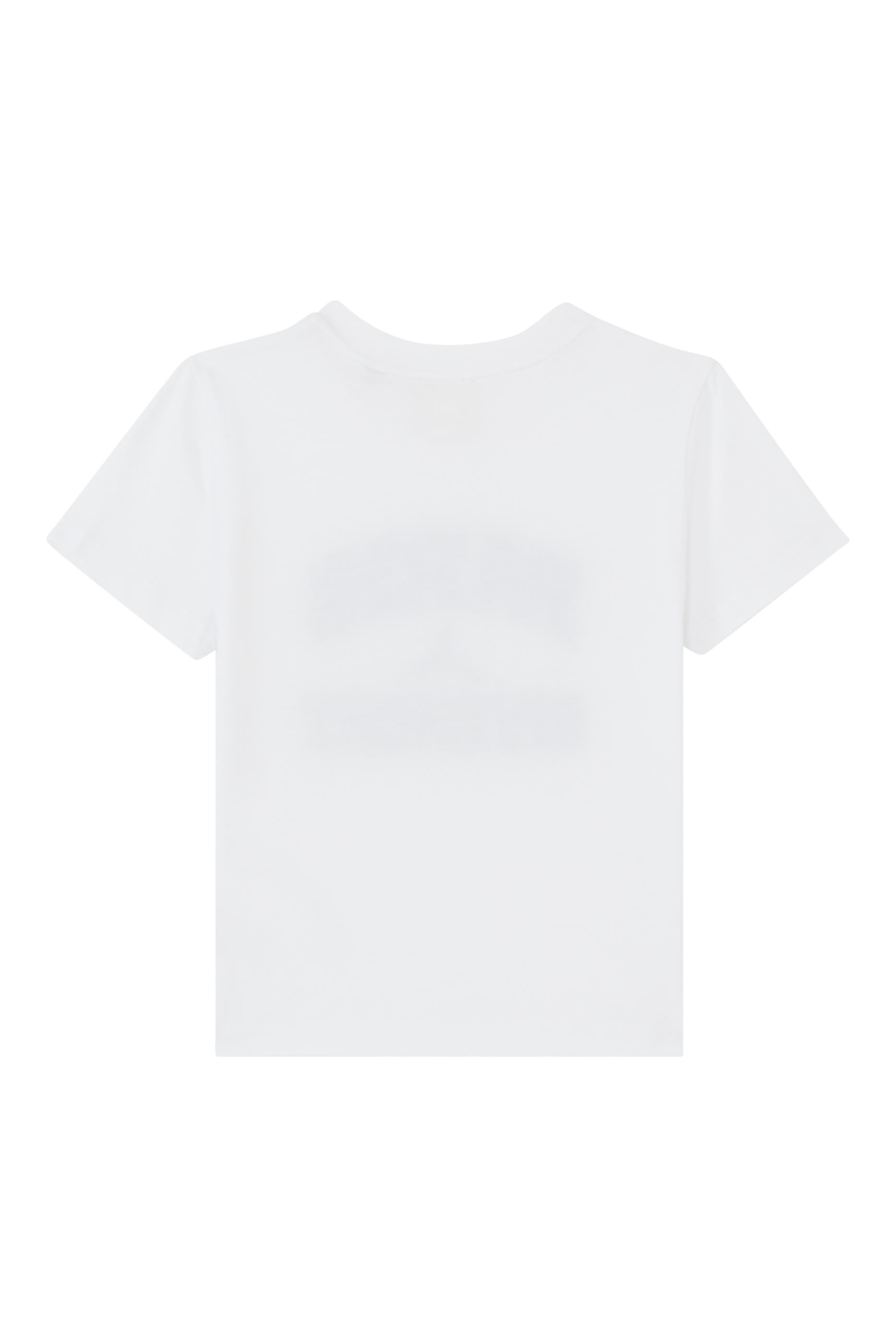 Kids Logo Print Cotton T-Shirt