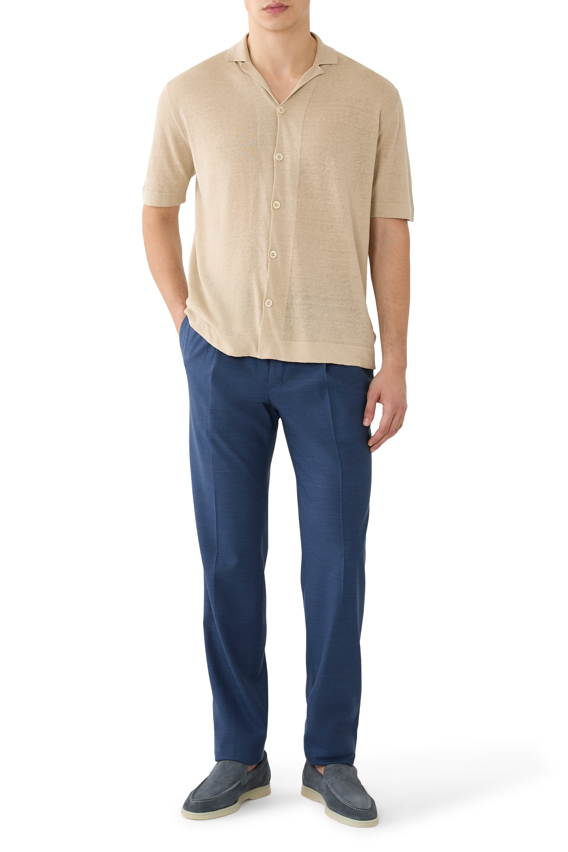 Drawstring Tapered Pants