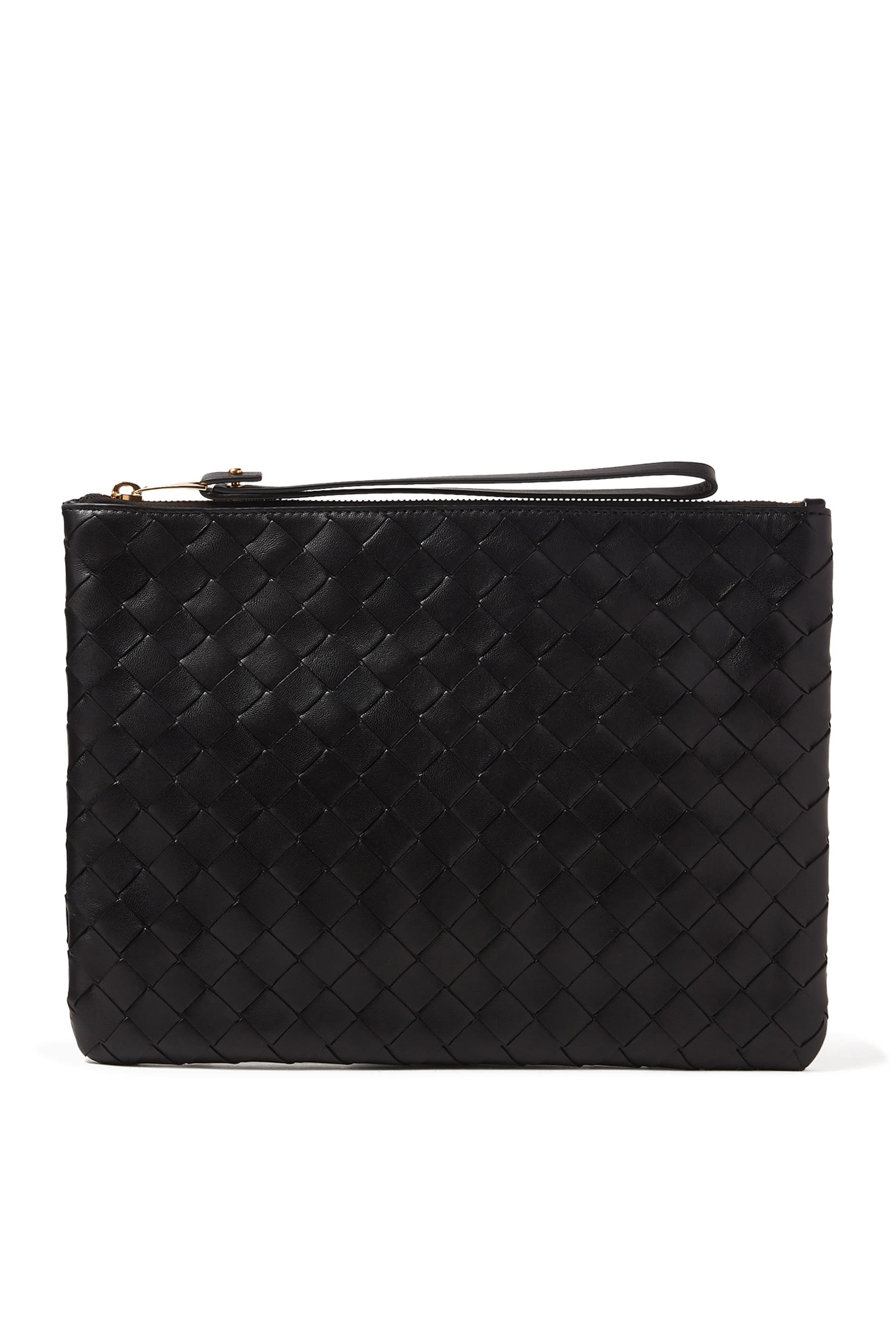 Intrecciato Medium Leather Pouch