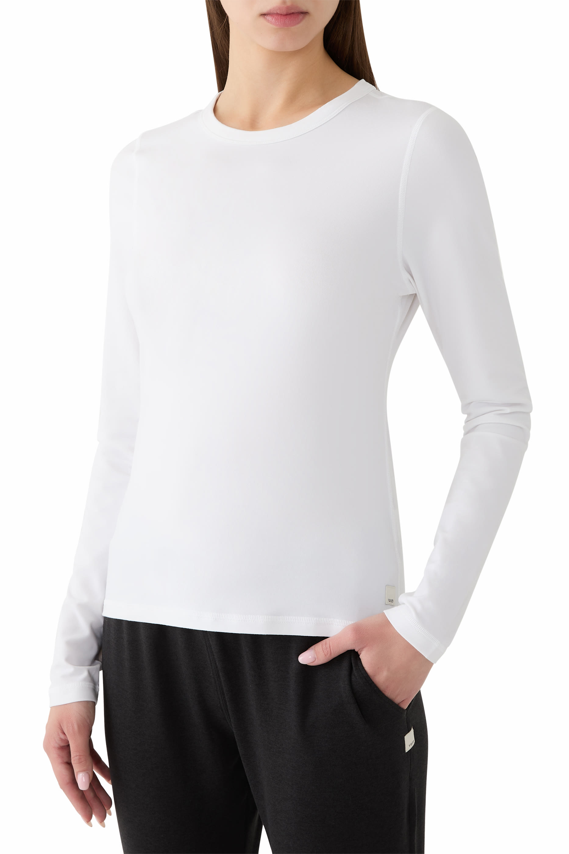 Long Sleeve Lux Crewneck T-Shirt