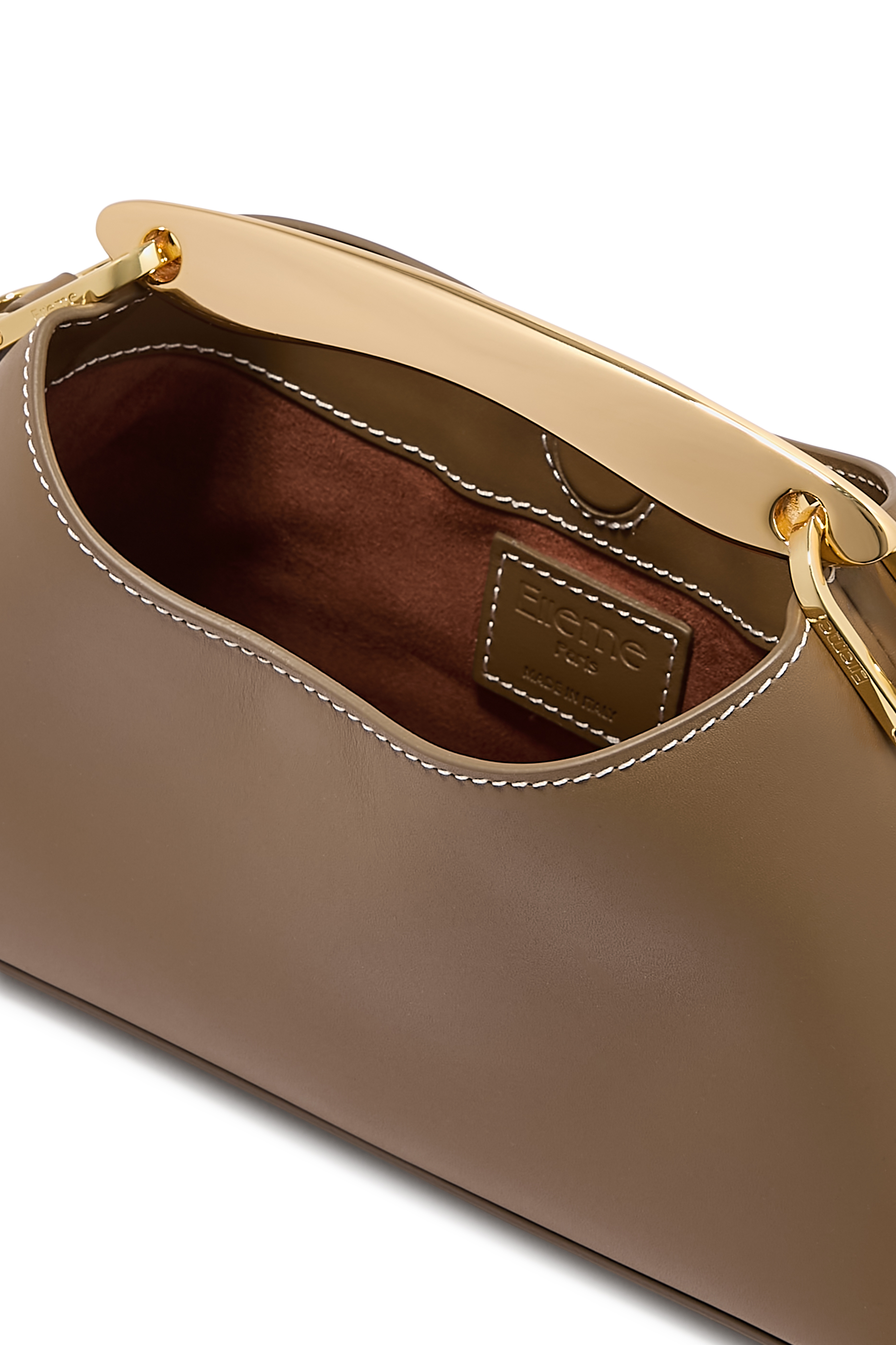 Mini Boomerang Leather Bag