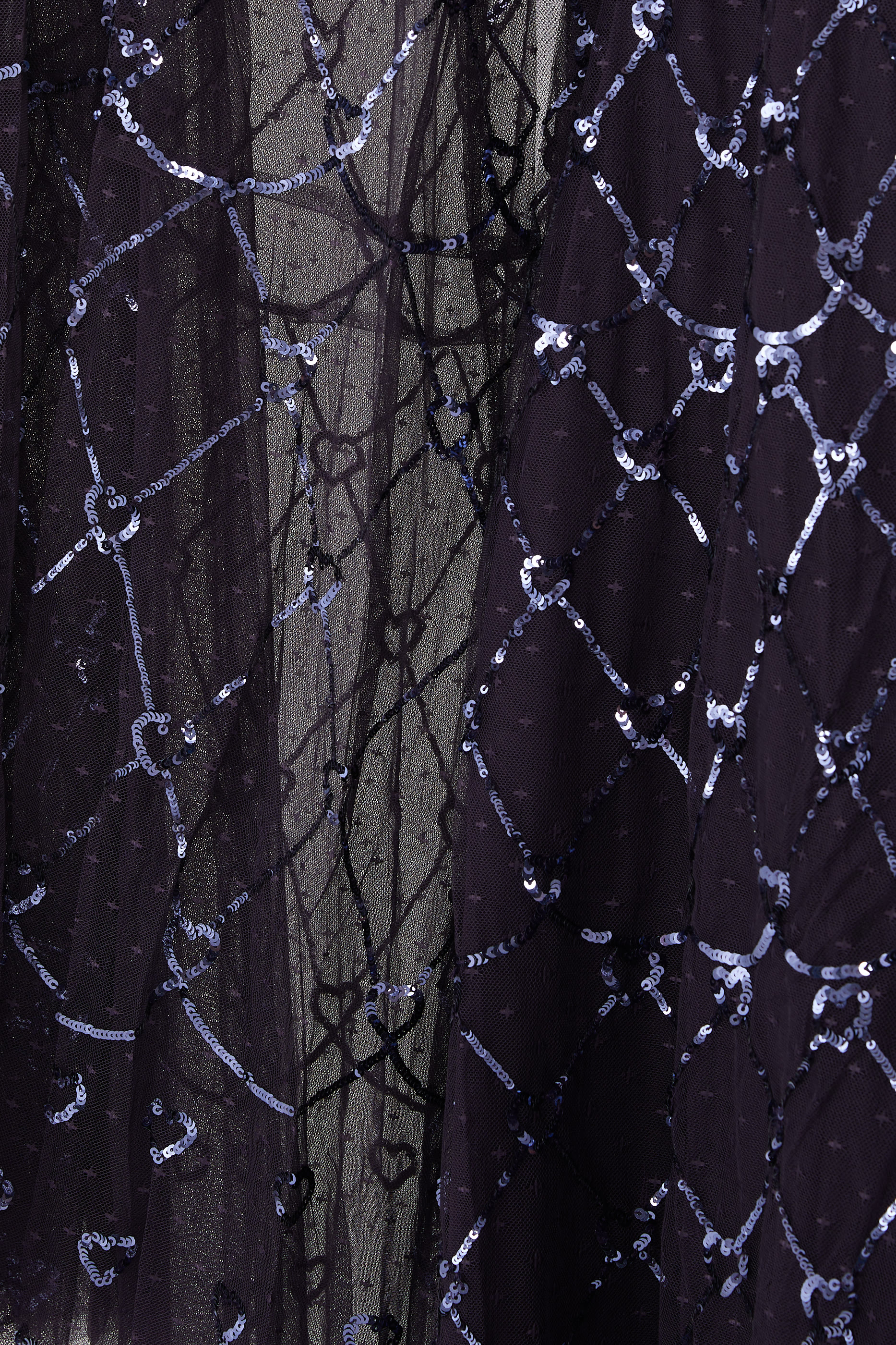 Heart Lattice Ankle Gown