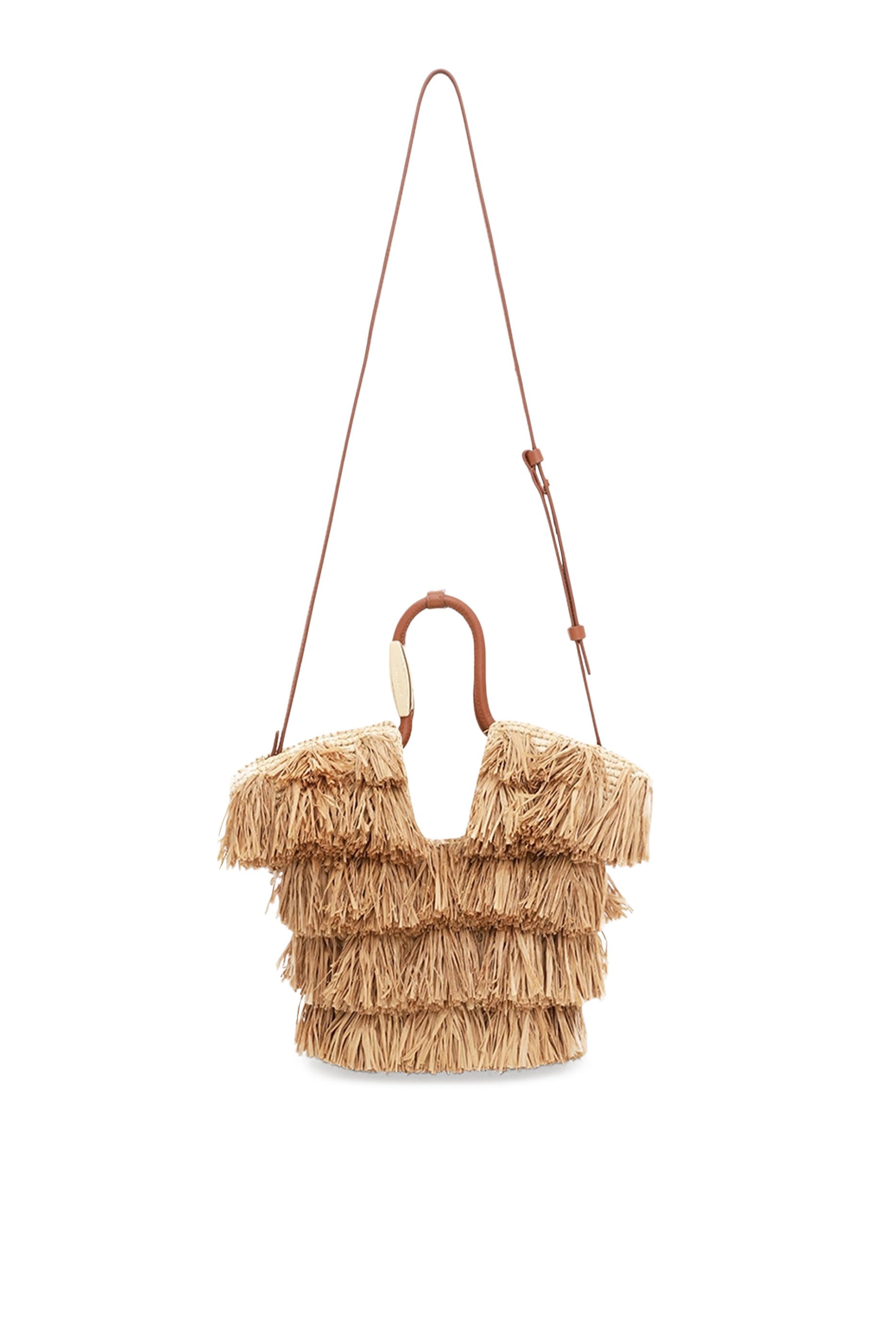 Goldentime Small Fringe Tote Bag