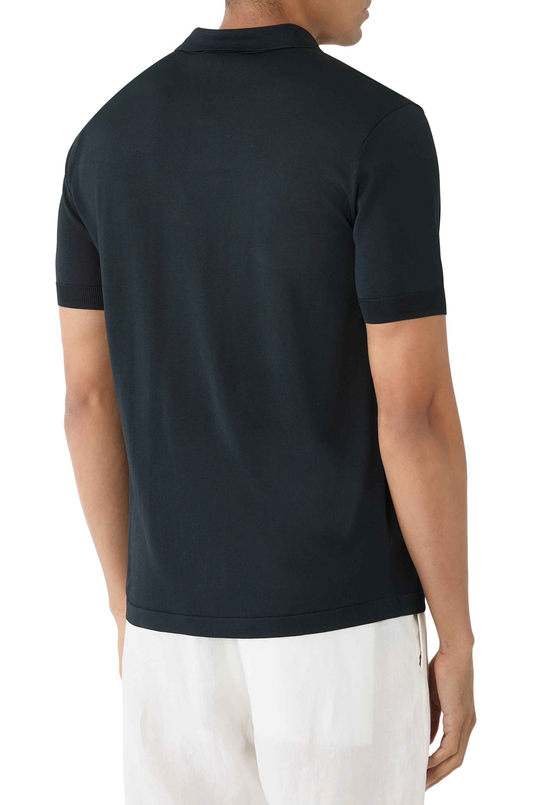 Logo Polo Knit Shirt