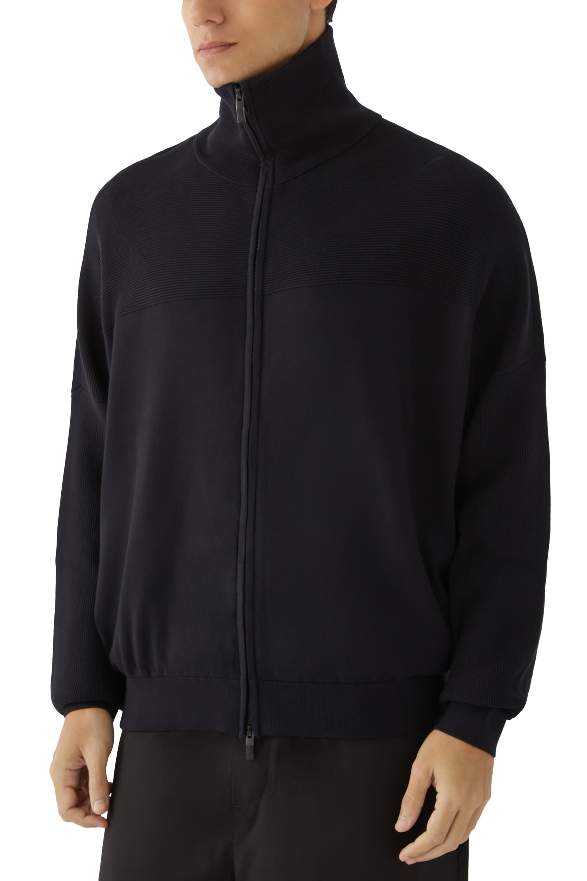 The Grid AX Logo Full Zip Cardigan