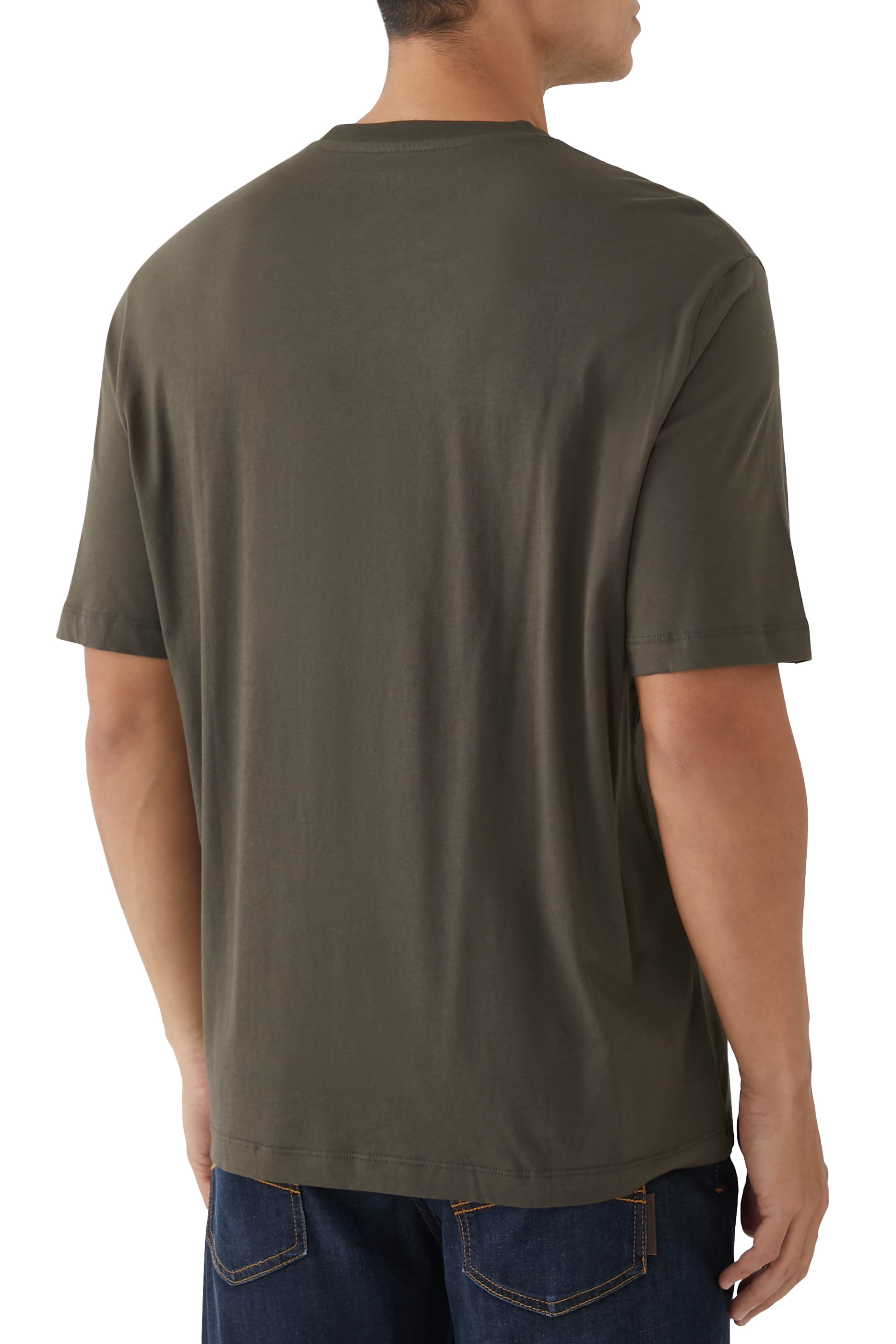 Logo-Print Palm Tree T-Shirt