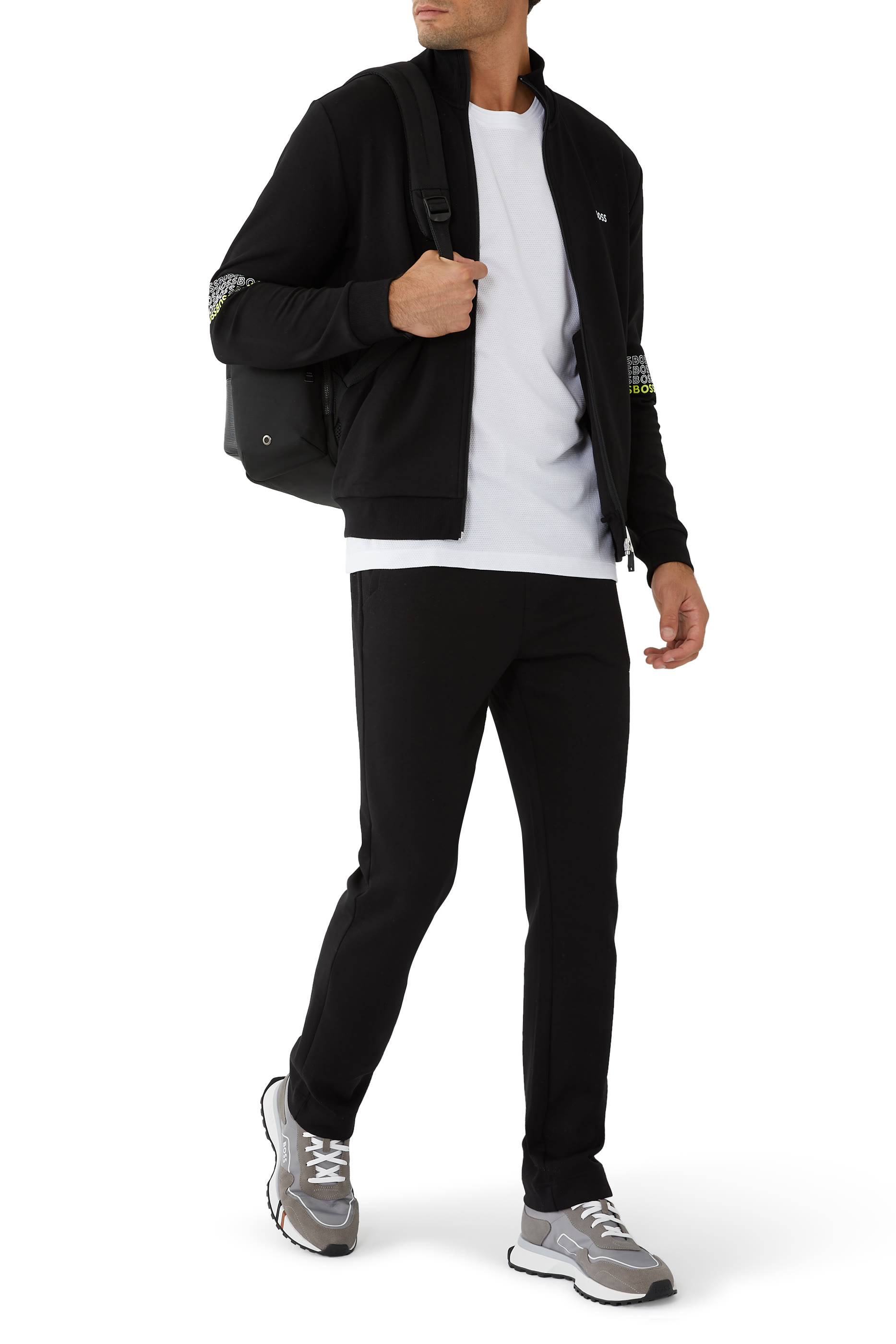 Jonah Run Mixed Material Sneakers