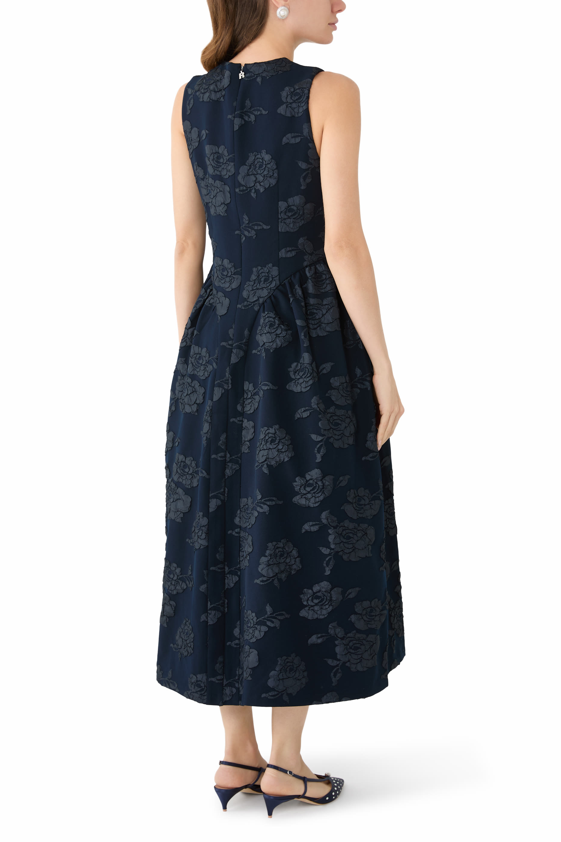  Jacquard Midi Dress 