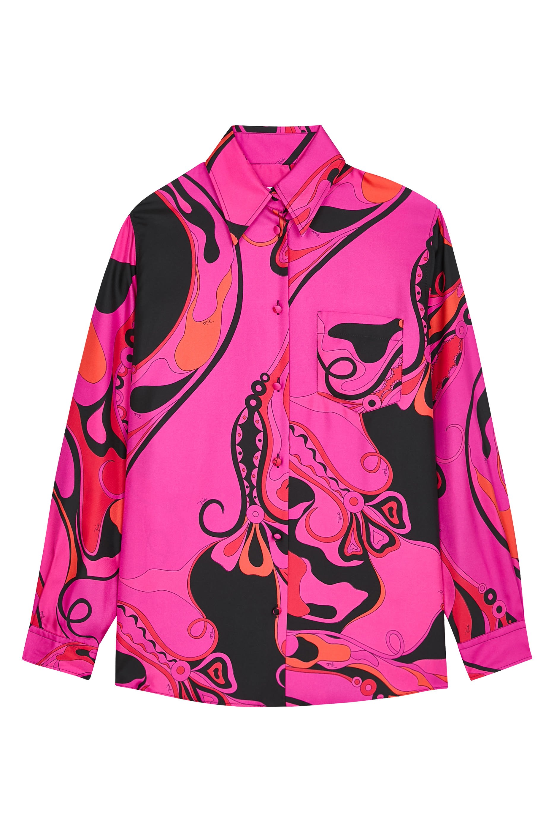 Orchidee Print Shirt