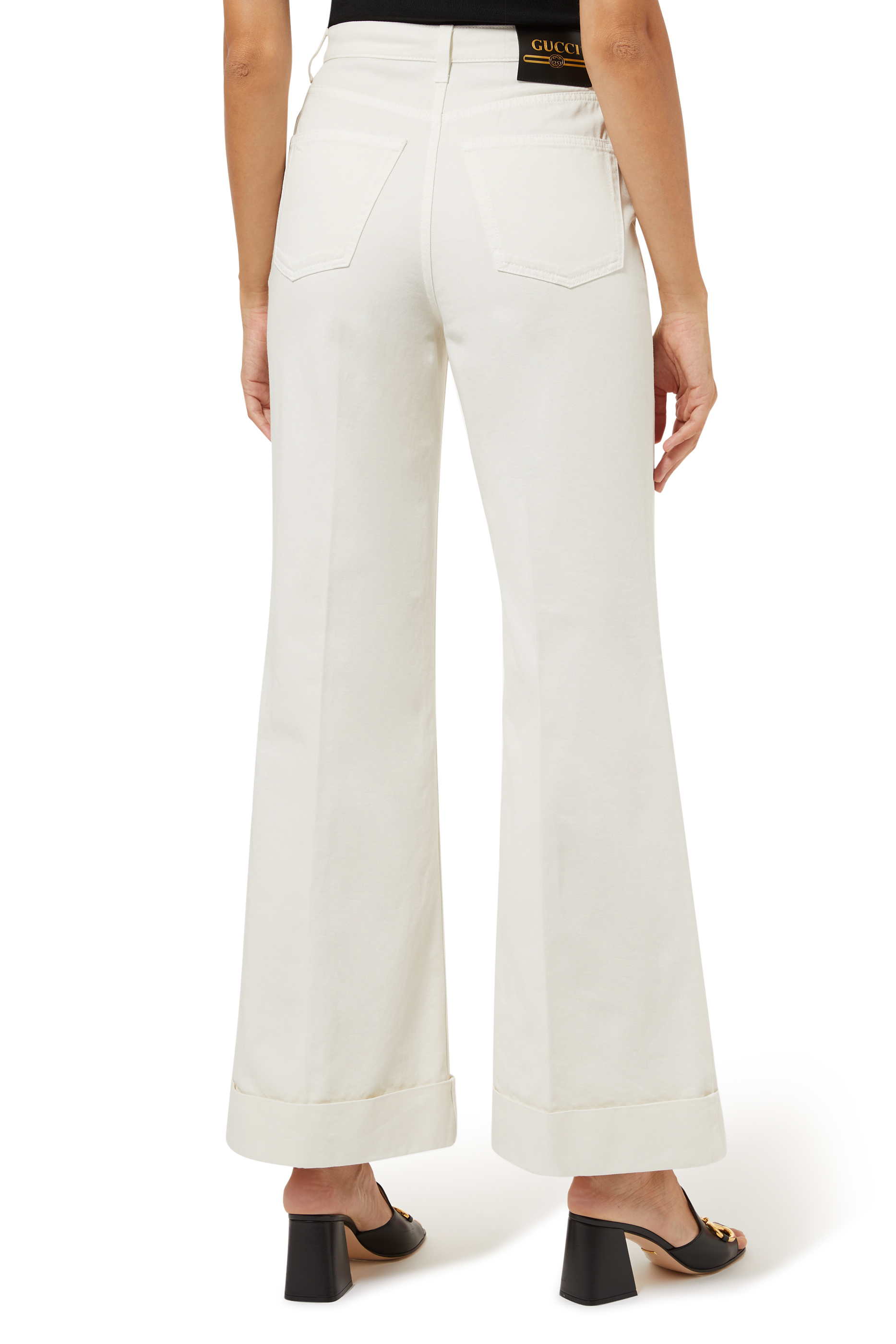 Eco Washed Flared Pants