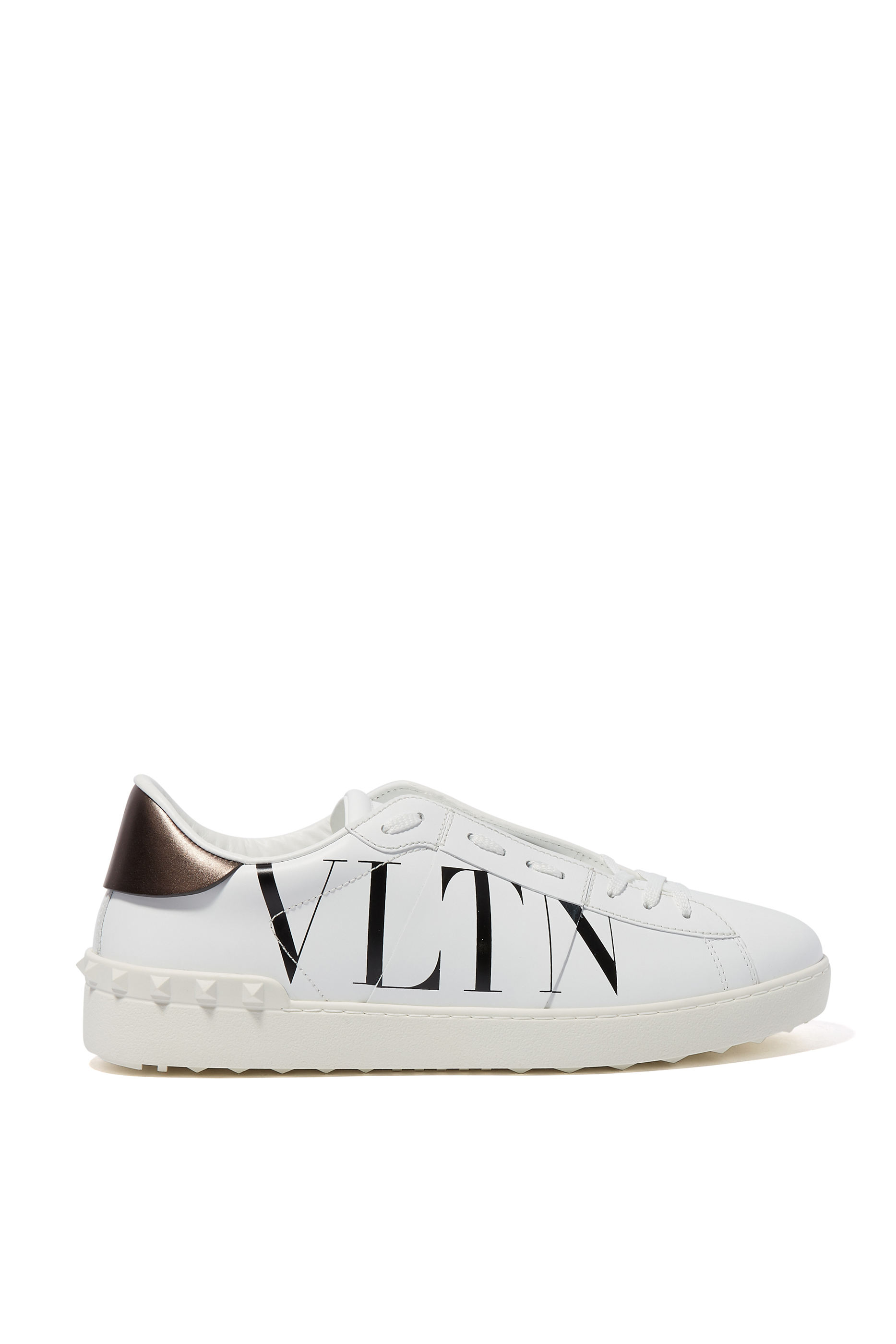 Buy Valentino Garavani Valentino Garavani VLTN Leather Sneakers for ...