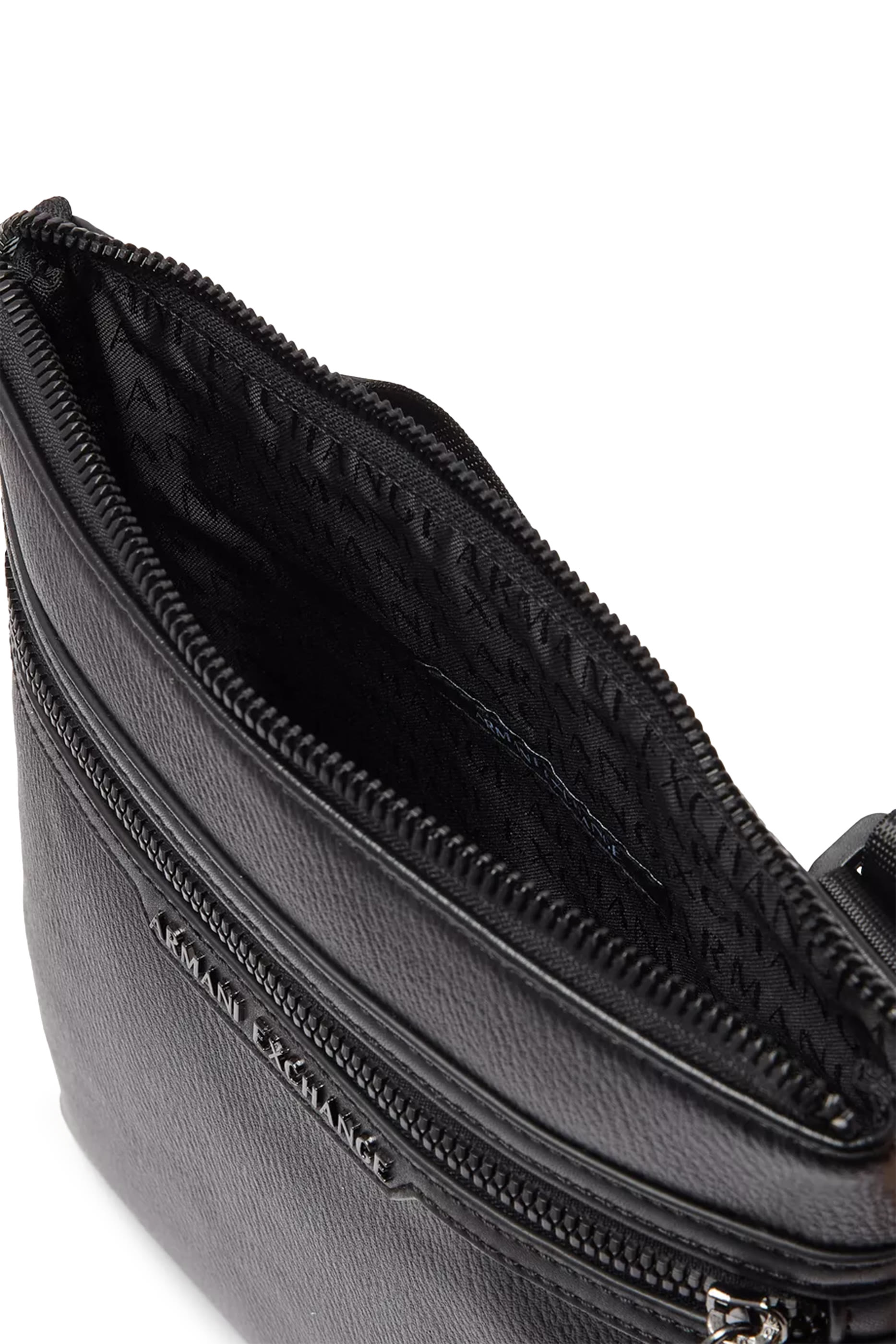 Cedric 2 Zippers Flat Crossbody Bag