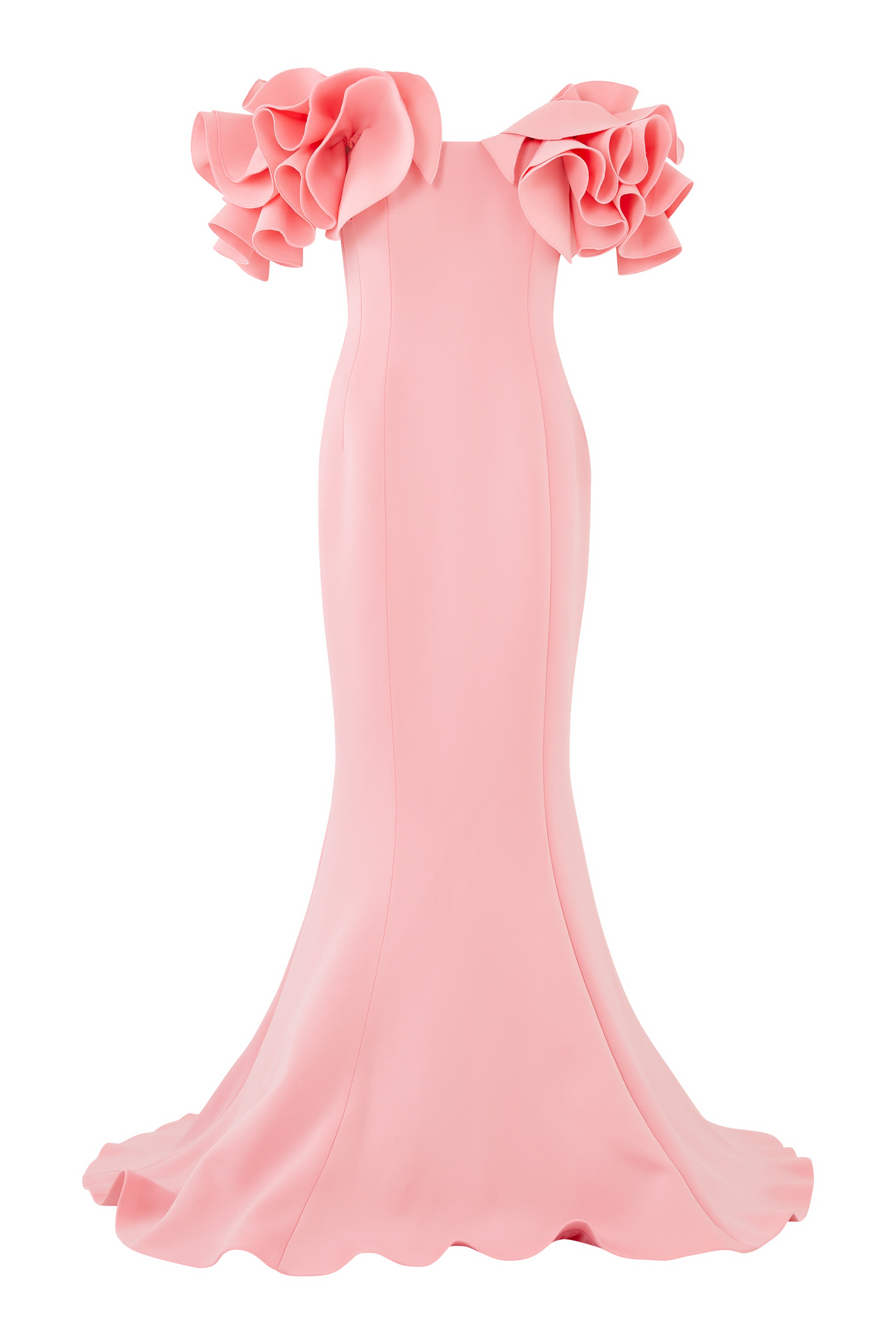 Blush Off the Shoulder Sheath Dress