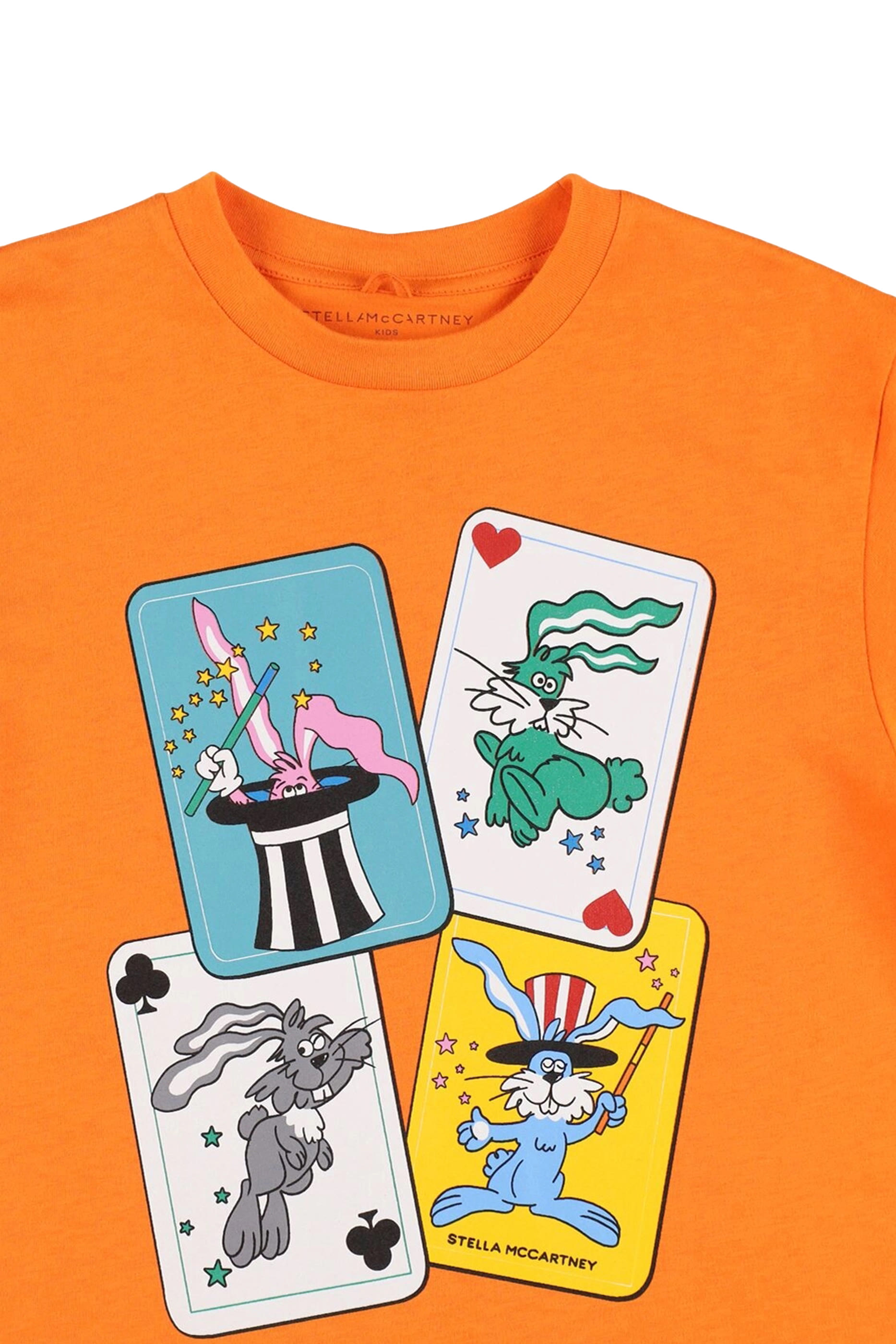 Kids Magicians Bunny Graphic Crewneck T-Shirt