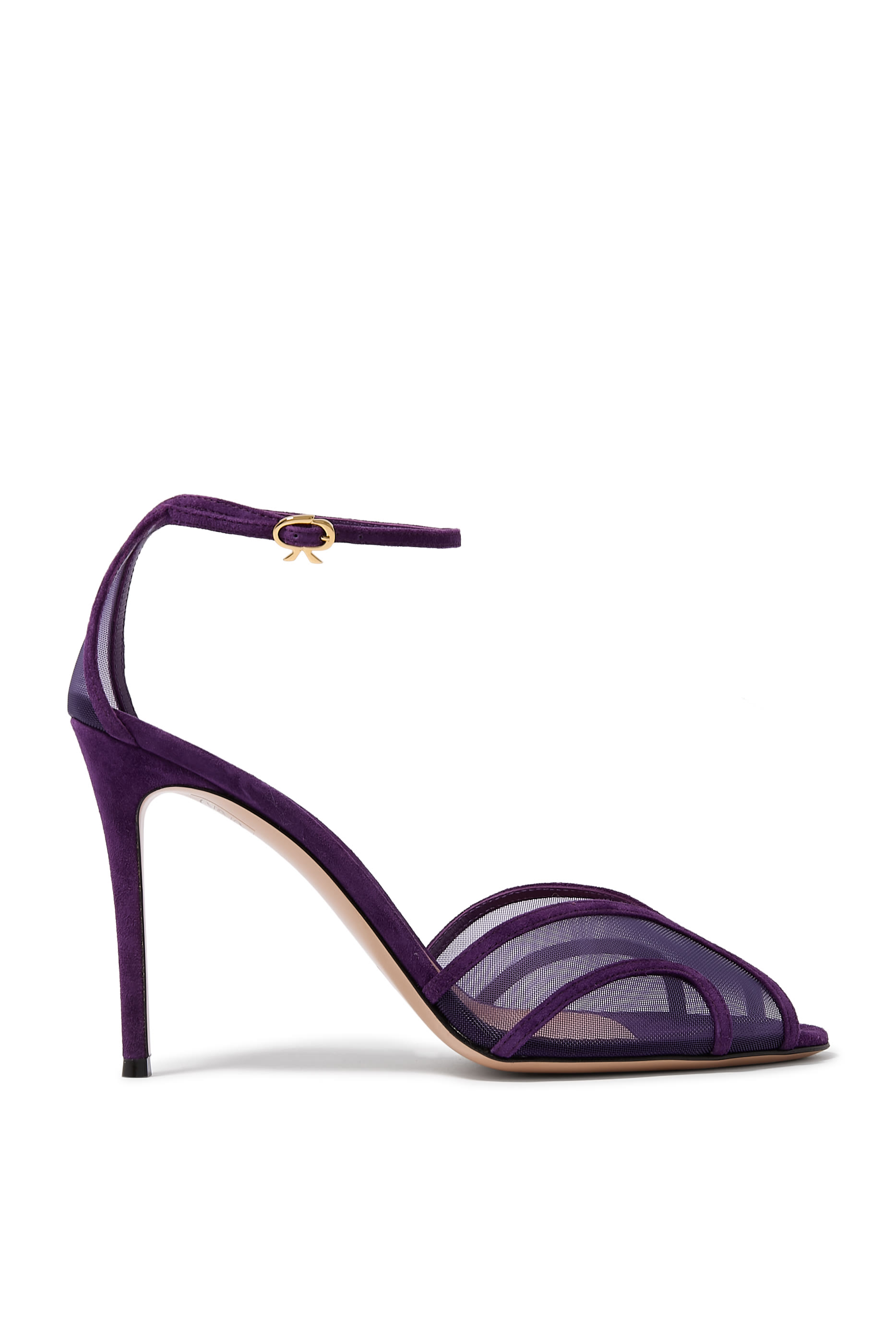  Suede Organza 95 Sandals 