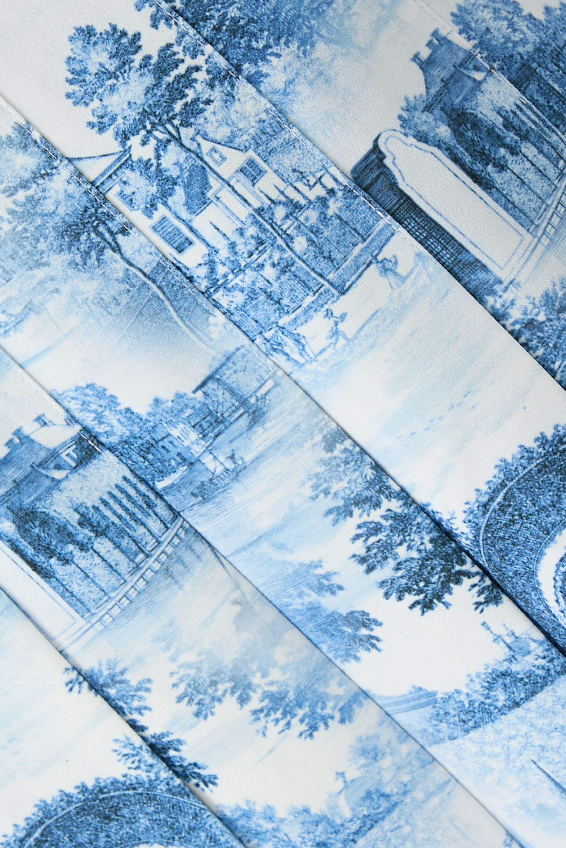 Carter Stitch Pleated Mini Skirt