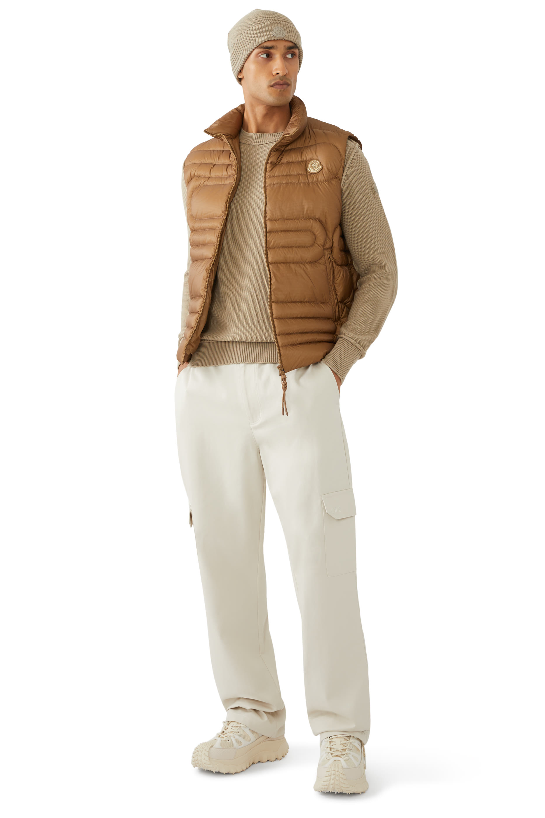 Logo Cotton Yarn Crewneck Sweatshirt