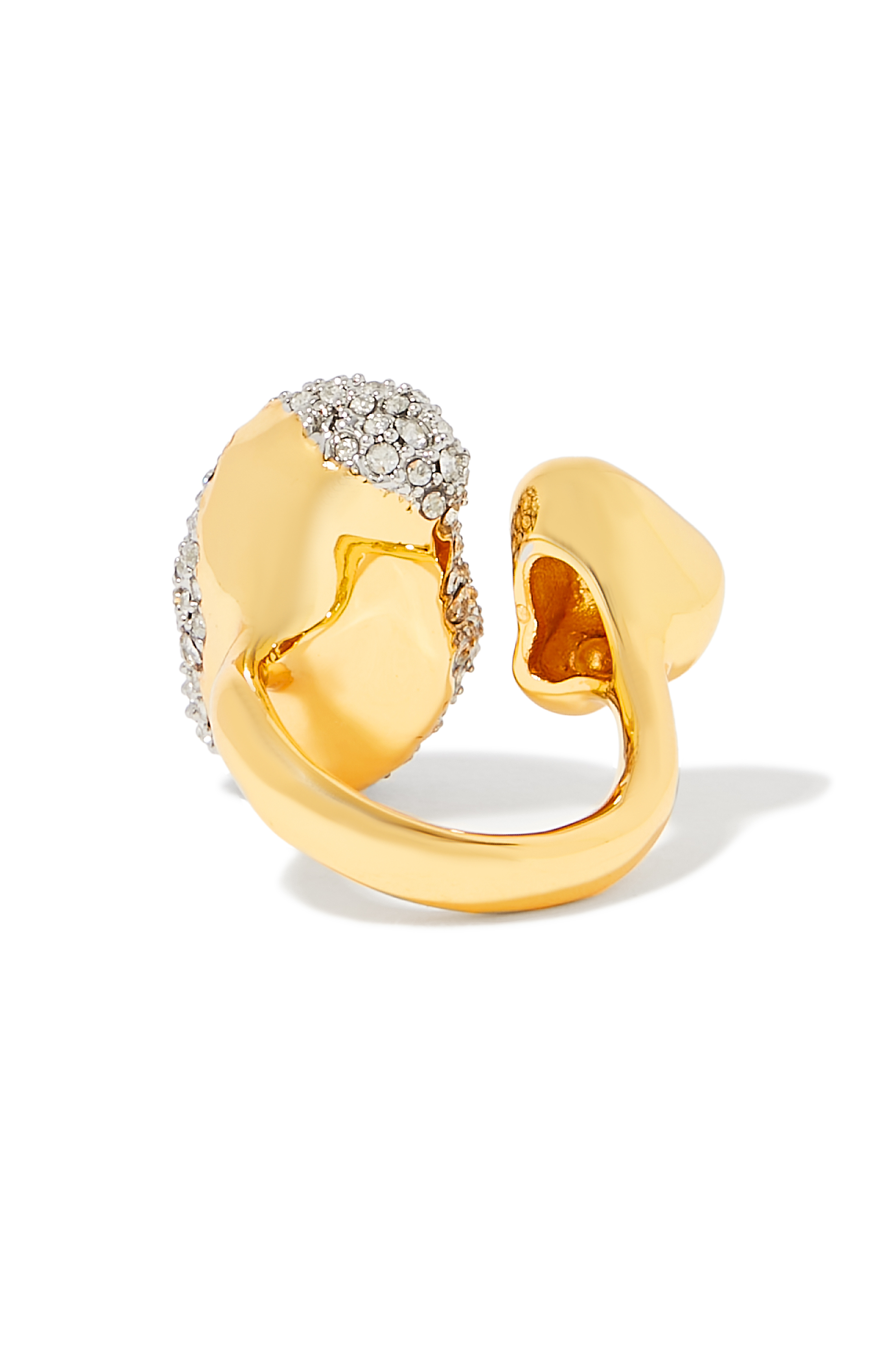 Solanales Crystal Pebble Ring