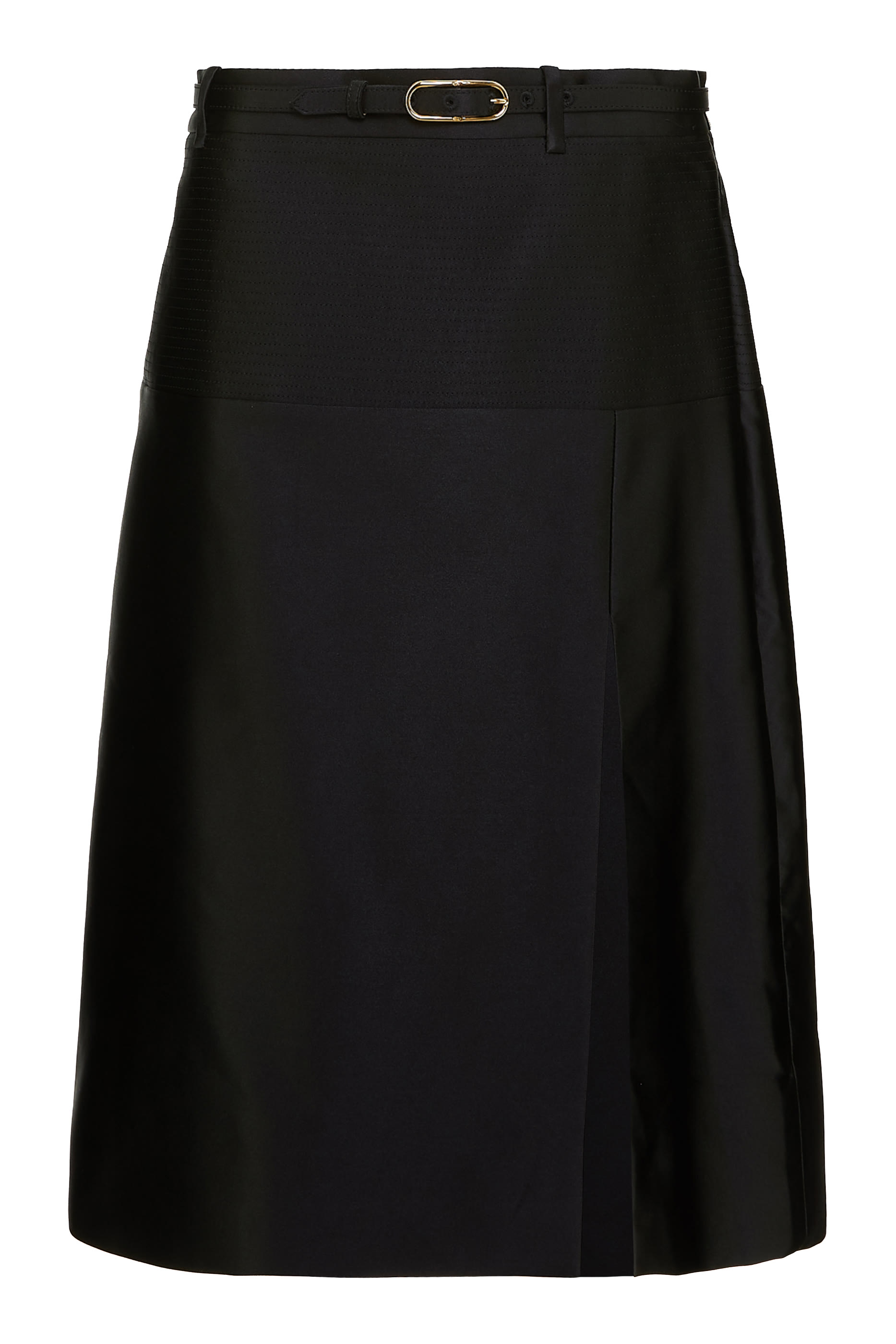 Duchesse Embroidered Silk Skirt