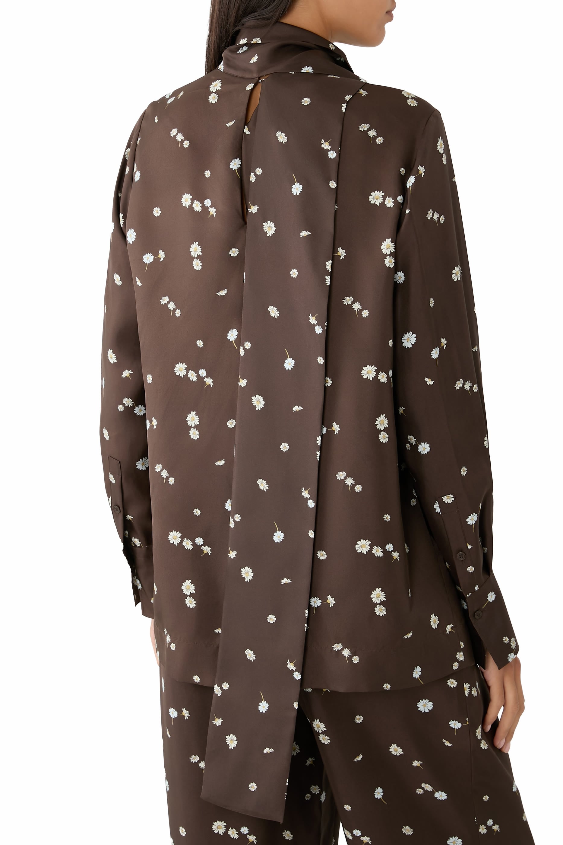 Mini Daisy Tie-Neck Tunic