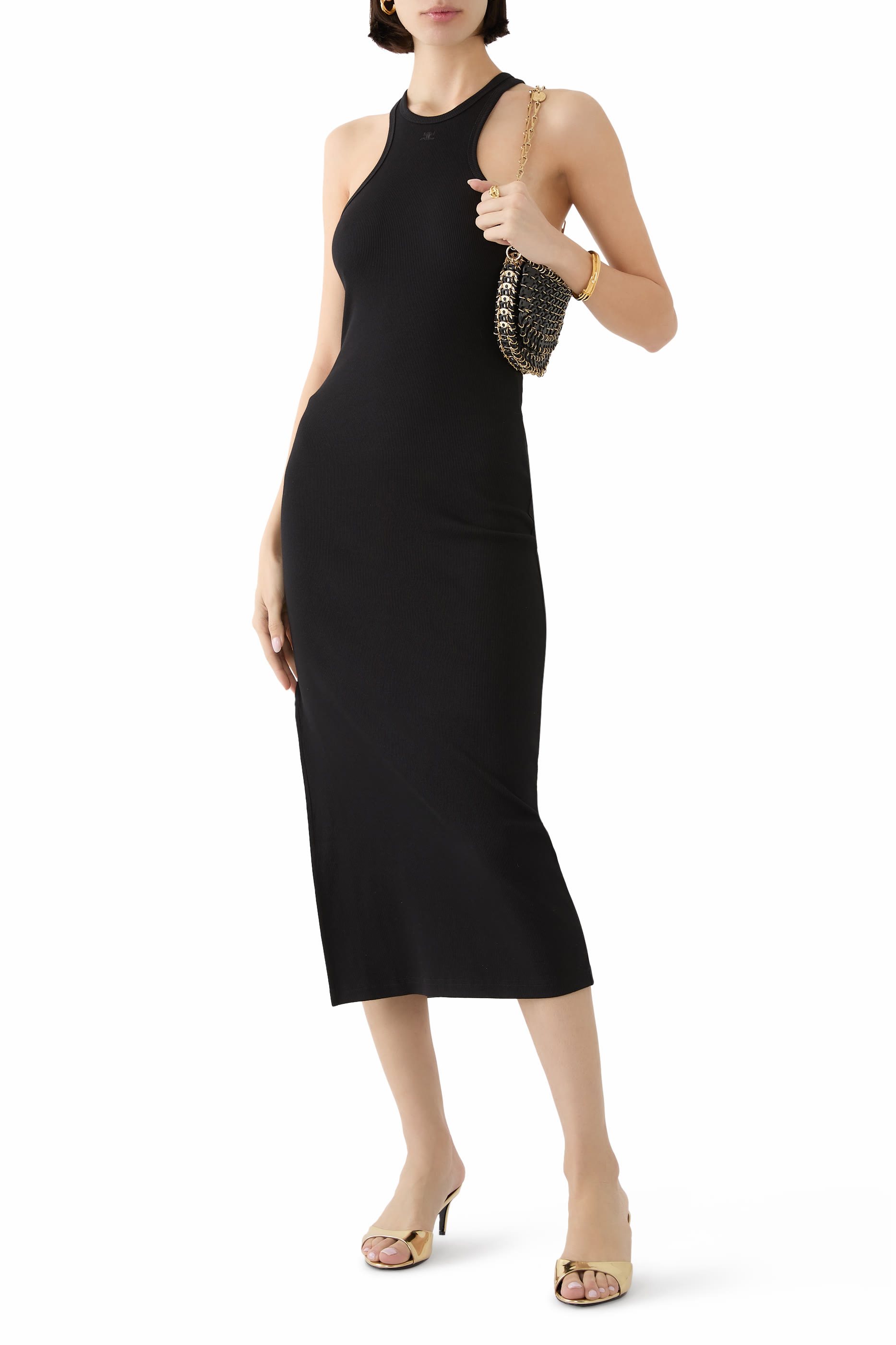 Scuba 90's Rib Dress