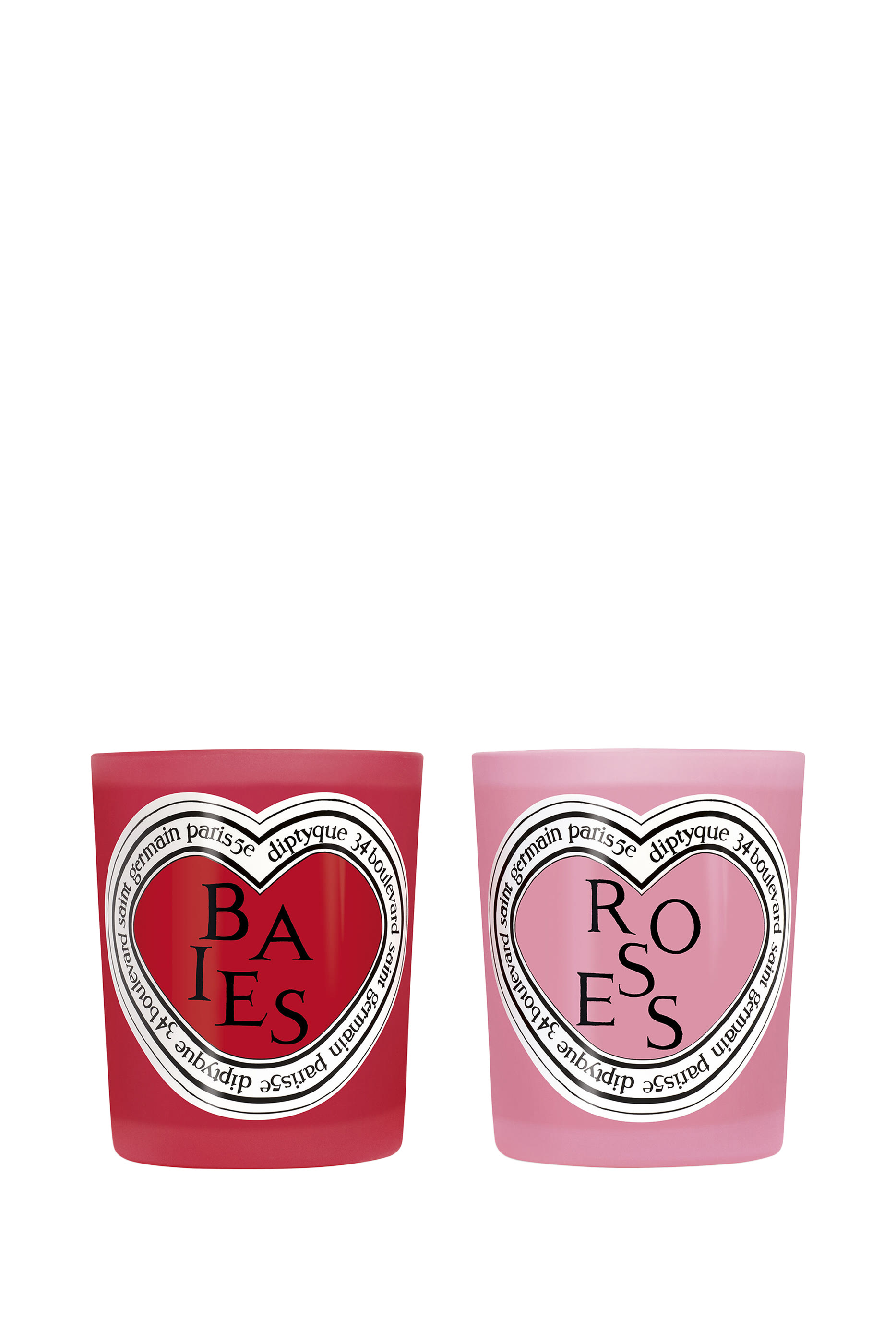 Baies (Berries) and Roses Candles Duo – Valentine's Day Edition
