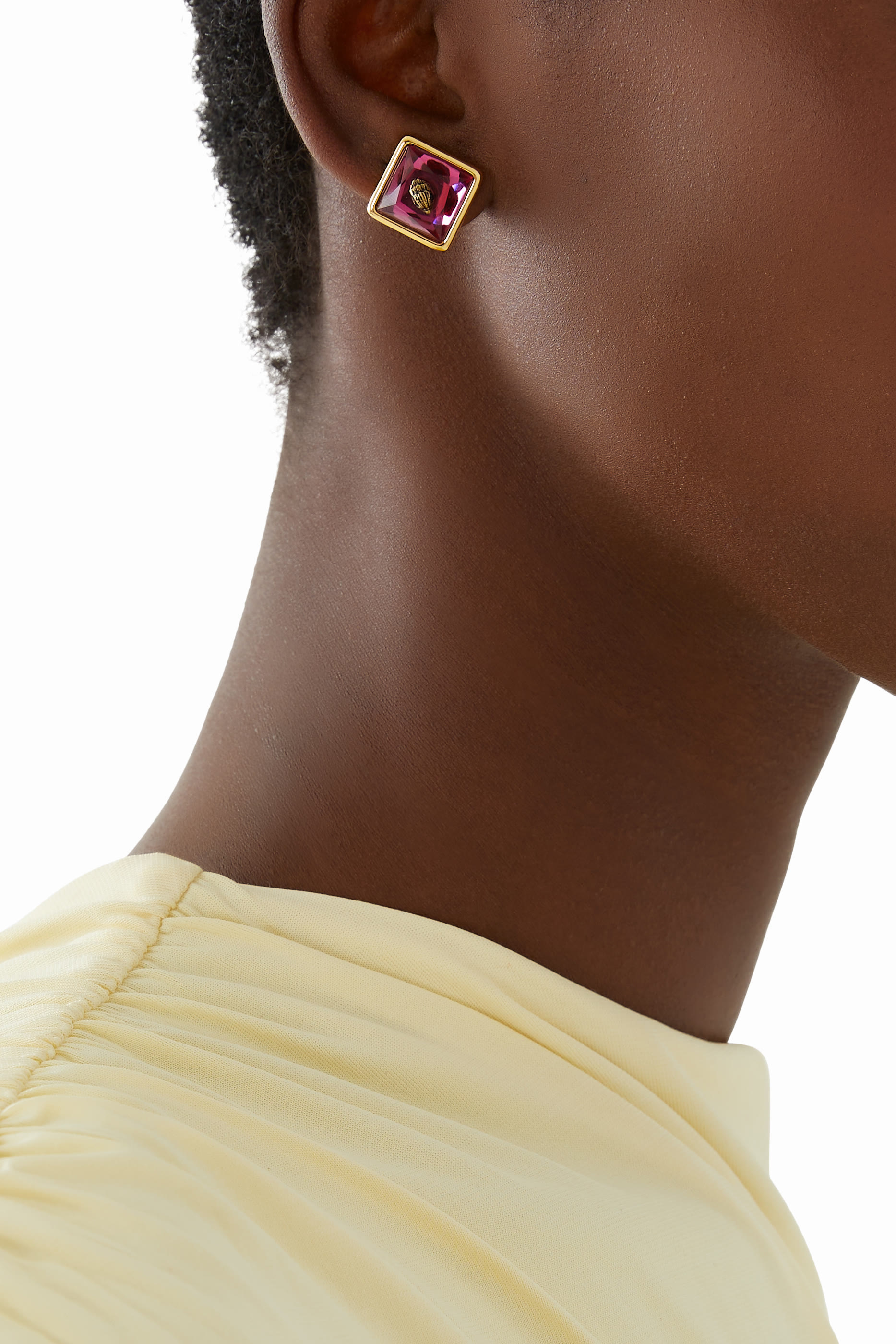 Signature Eagle Stained Glass Stud Earrings